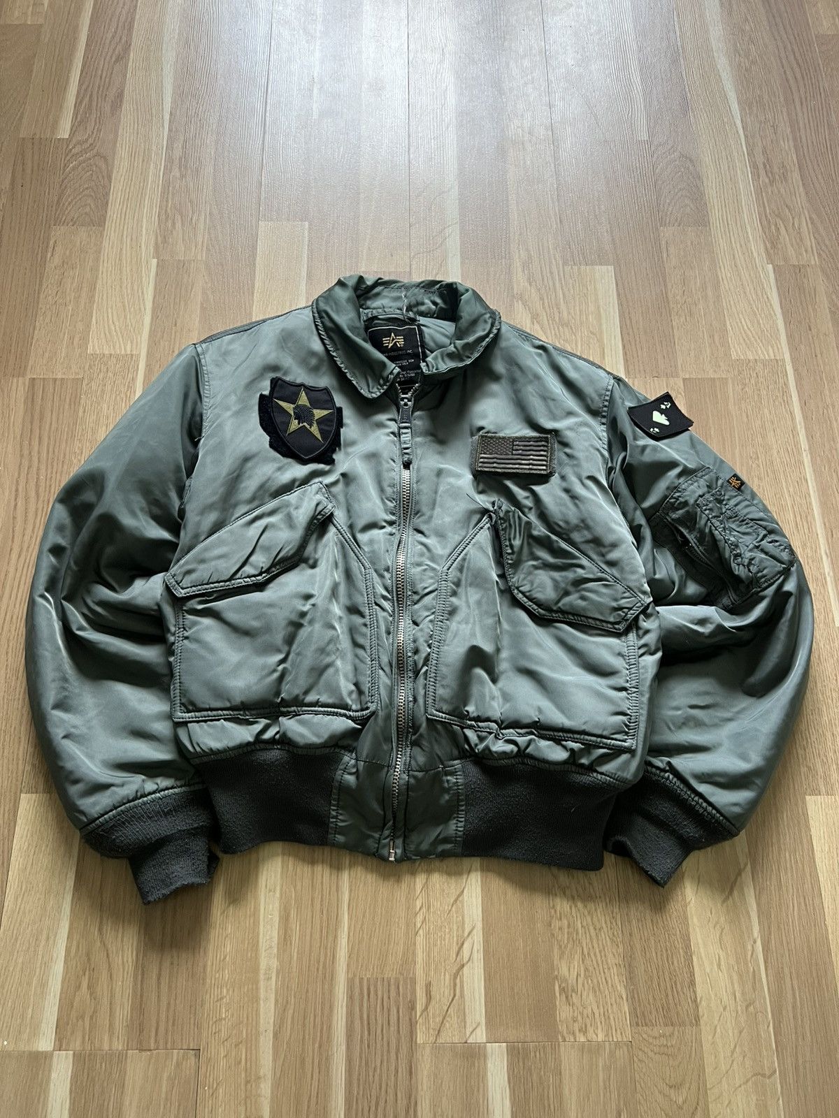 Vintage Alpha Industries CWU 45/P Army Flight Bomber Jacket