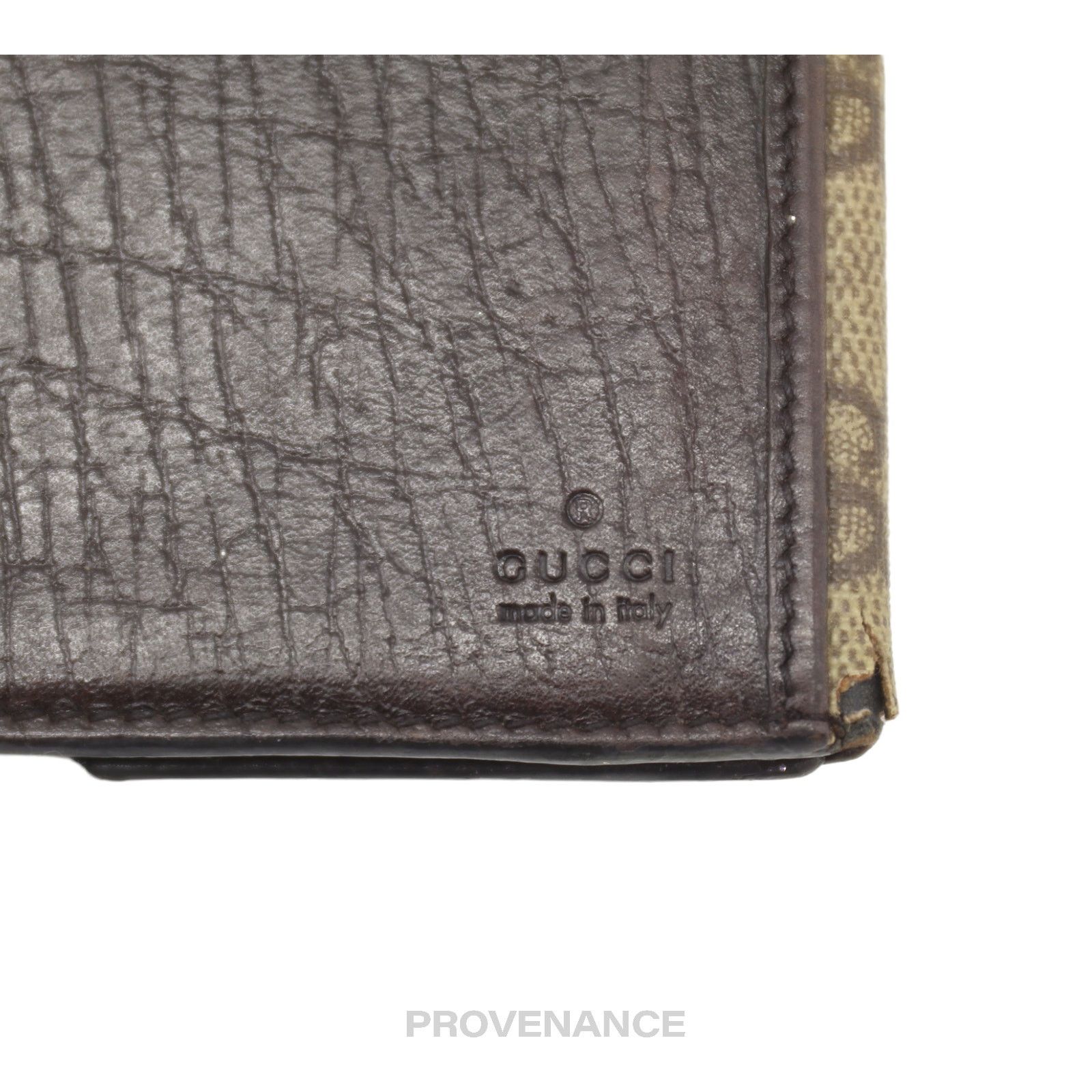 Gucci 🔴 Gucci Long Wallet - GG Supreme Brown Size ONE SIZE - 6 Thumbnail