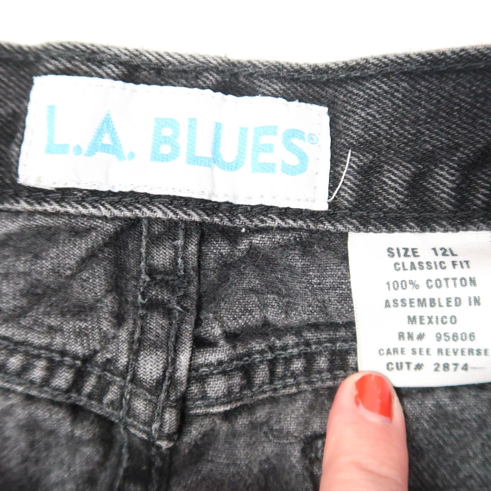 Vintage VINTAGE LA Blues Jeans Size 34" / US 12 / IT 48 - 4 Thumbnail