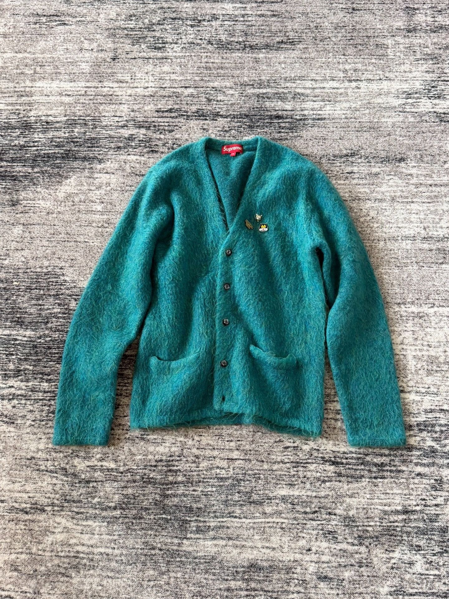Supreme Supreme Beaded Appliqué Cardigan | Grailed