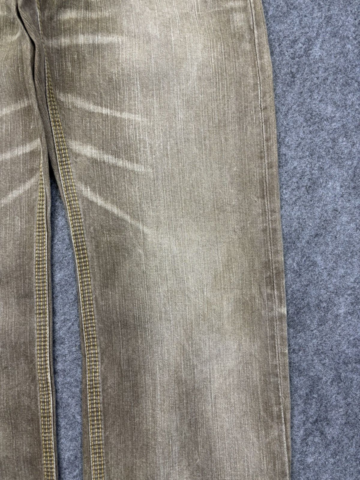 Edwin 90s Style💥Wide Edwin XVS Faded Brown Denim F762 Size US 32 / EU 48 - 7 Thumbnail