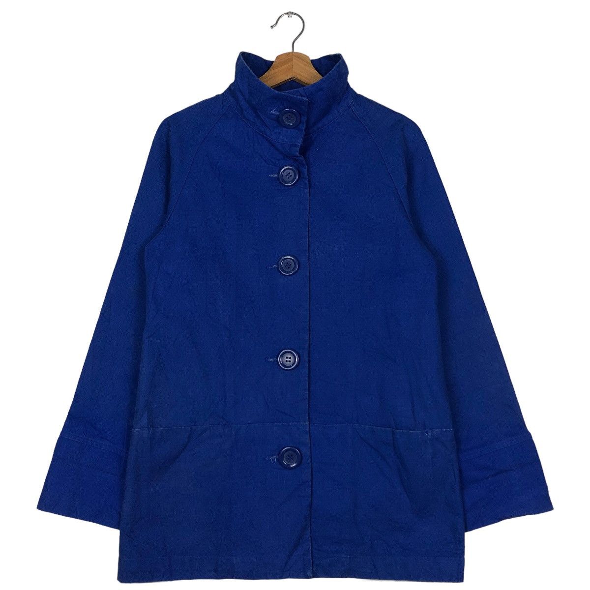 Issey Miyake 🔥Rich Blue Chore Work Jacket Design Pageboy Japan Size US M / EU 48-50 / 2 - 1 Thumbnail