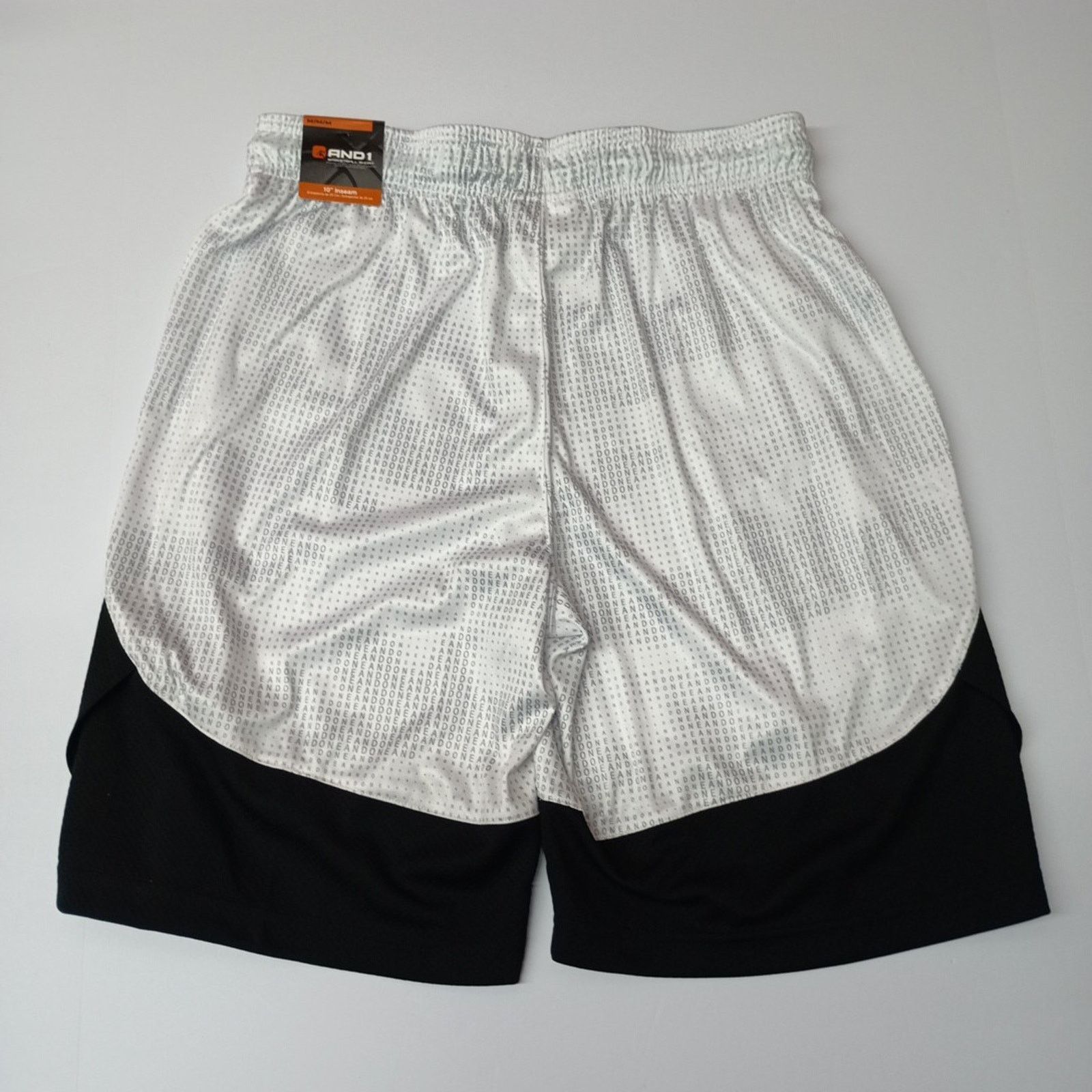 Other AND1 Basketball Shorts Men’s Size M White Black 10" Inseam Size US 30 / EU 46 - 5 Thumbnail