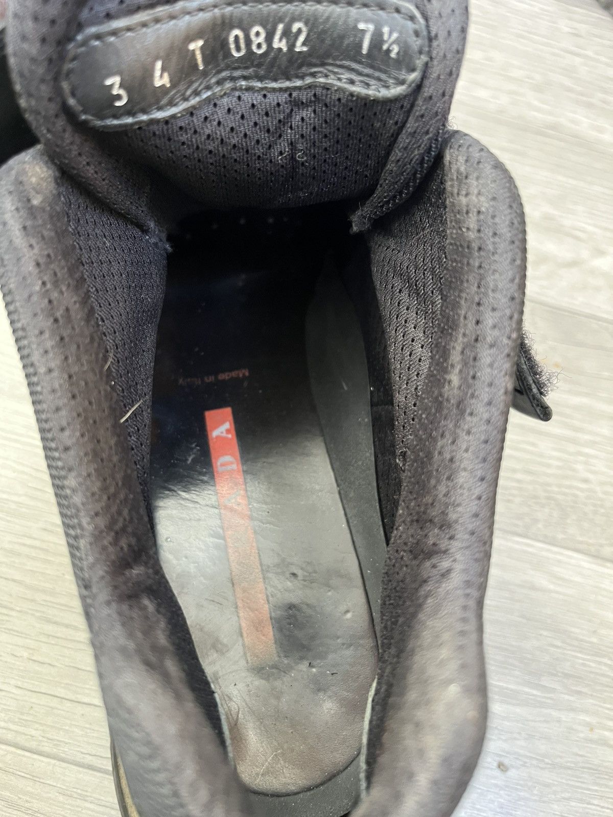 Prada Vintage 00s Prada velcro strappy shoes sz uk 7.5 Size US 8.5 / EU 41-42 - 10 Thumbnail