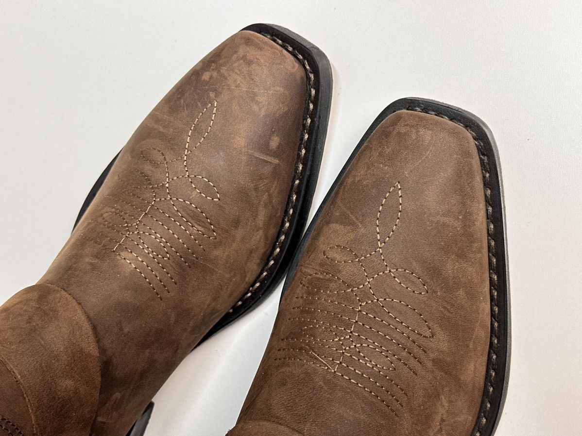Western Rise Vintage Brown Western Style Ankle Boots As 98 Size 40 Size US 7 / EU 40 - 11 Thumbnail