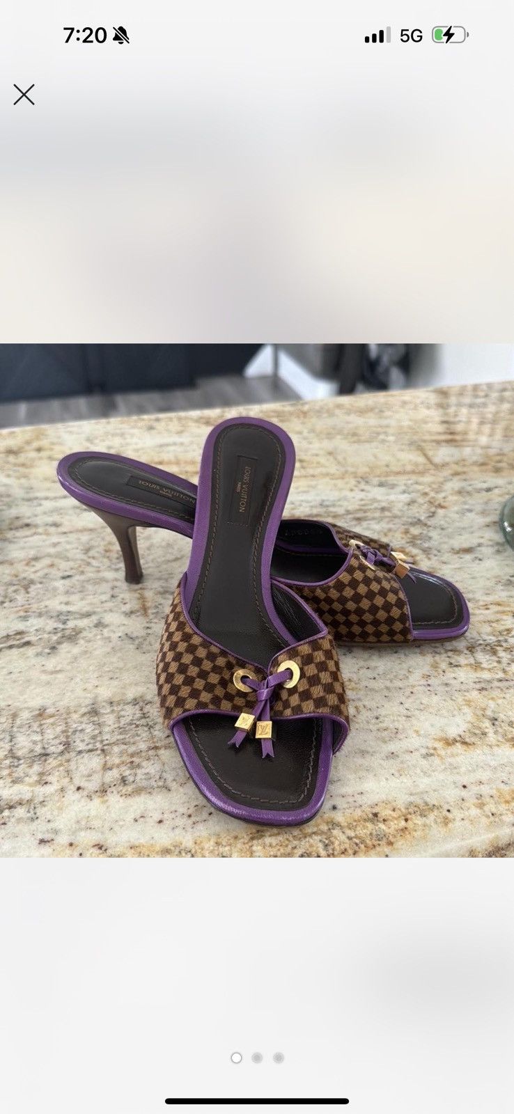Louis Vuitton Ponyhair Animal Print Slides Size US 7.5 / IT 37.5 - 1 Thumbnail
