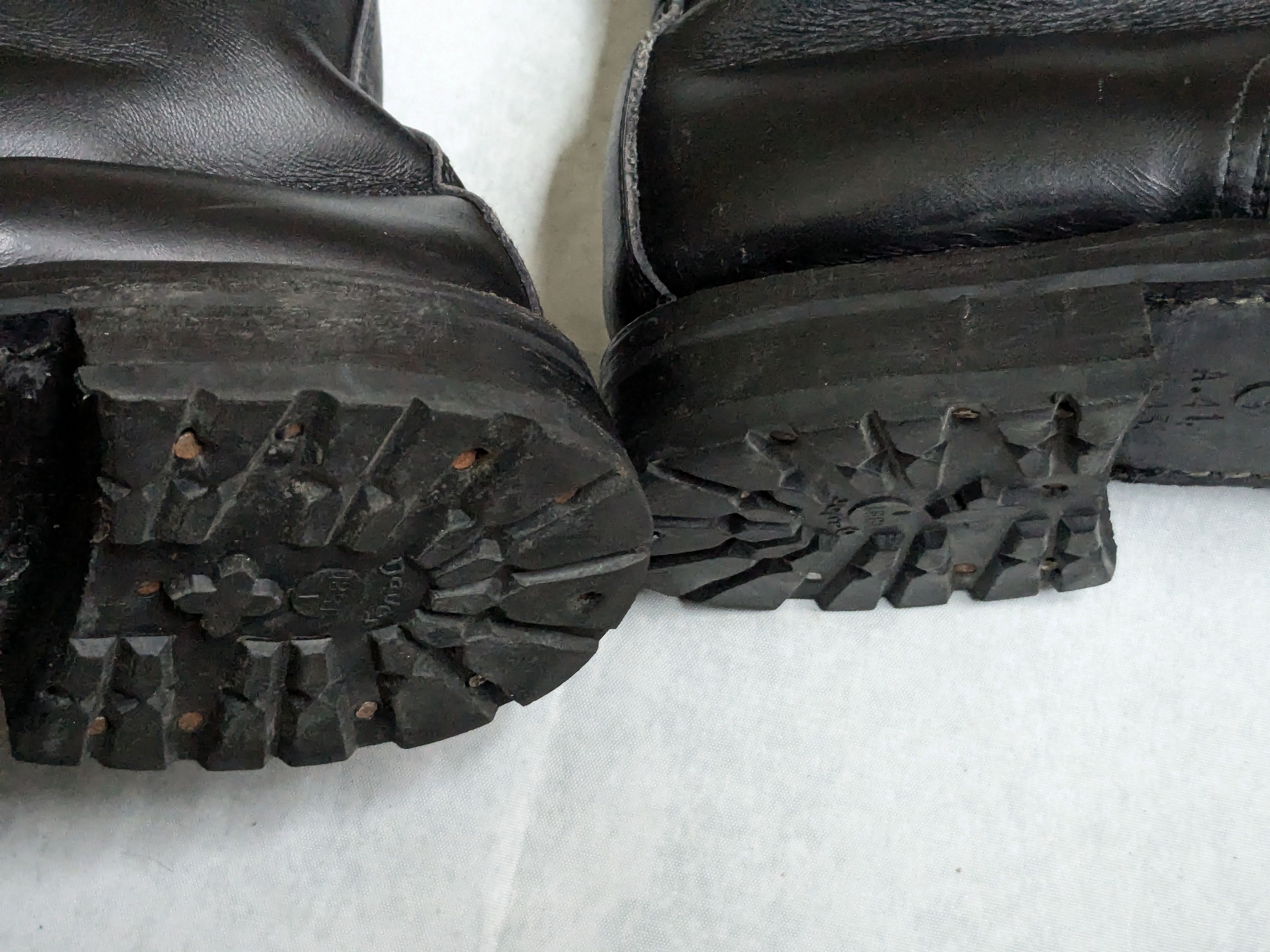 Genuine Leather Derisi Combat Boots Black 9 42 Paratrooper Military Size US 9 / EU 42 - 15 Thumbnail