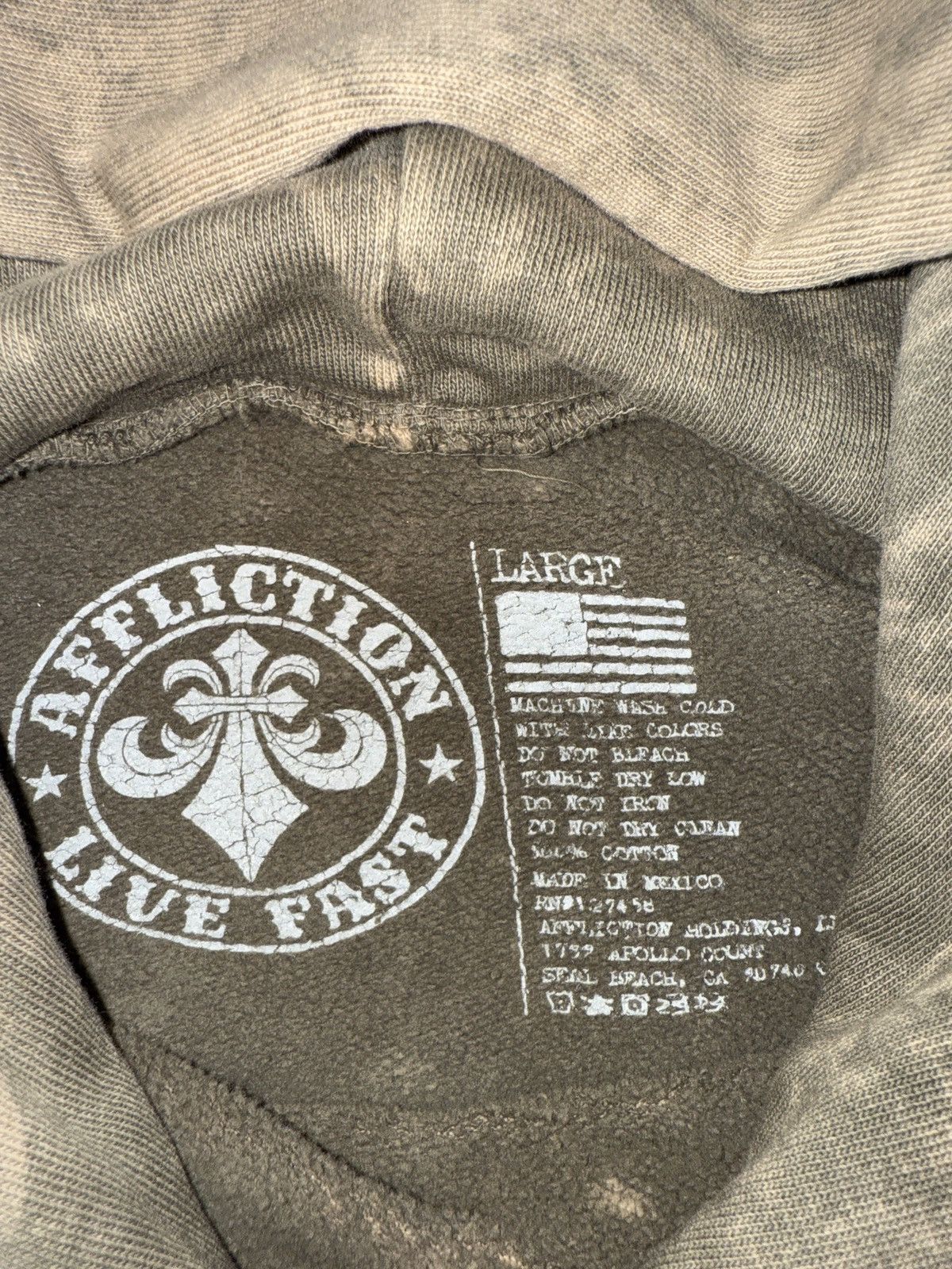 Affliction Affliction Hoodie Size US L / EU 52-54 / 3 - 4 Thumbnail