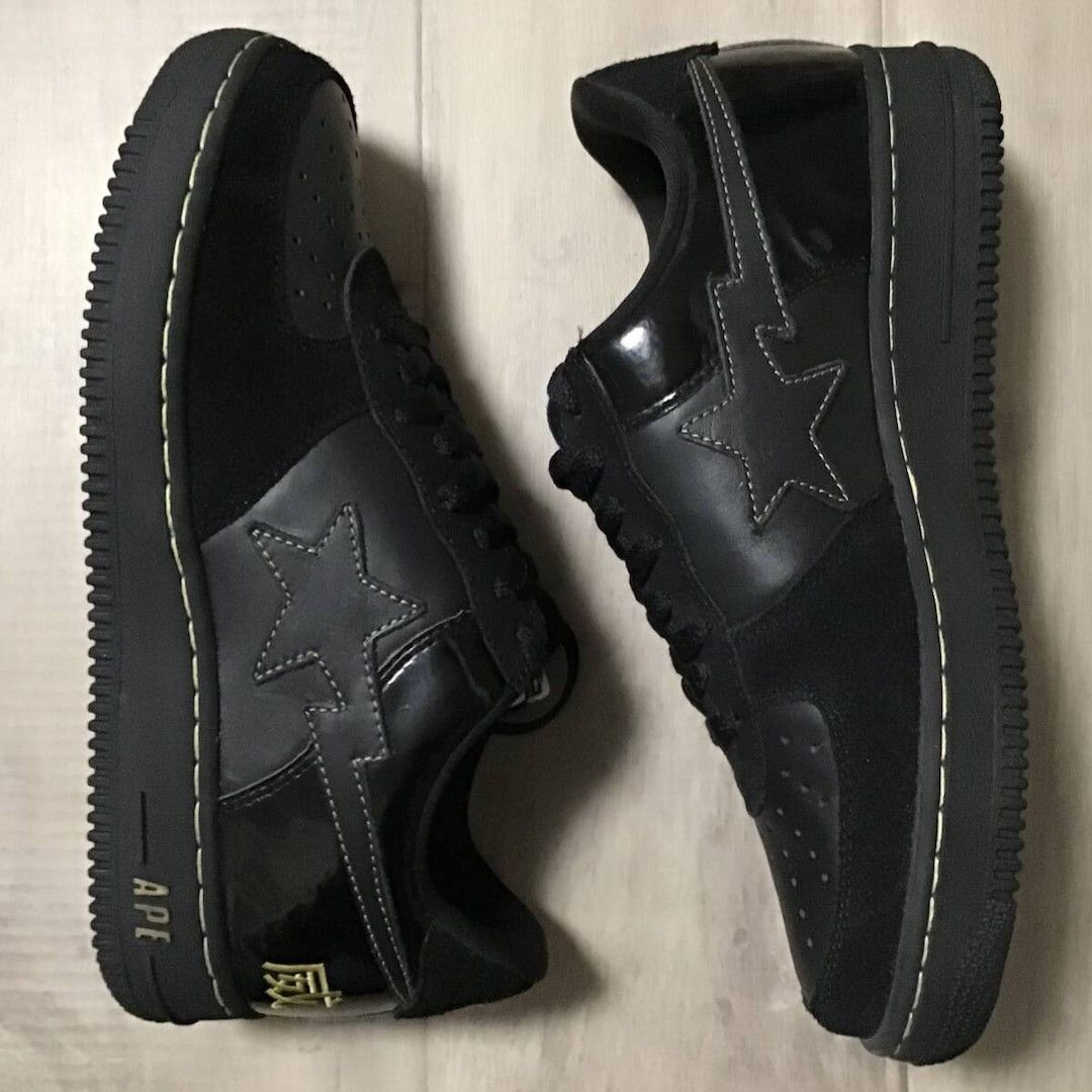 Bape × Nigo 2005 EVOKE × BAPE STA leather sneakers a bathing ape NIGO Size US 9 / EU 42 - 3 Thumbnail