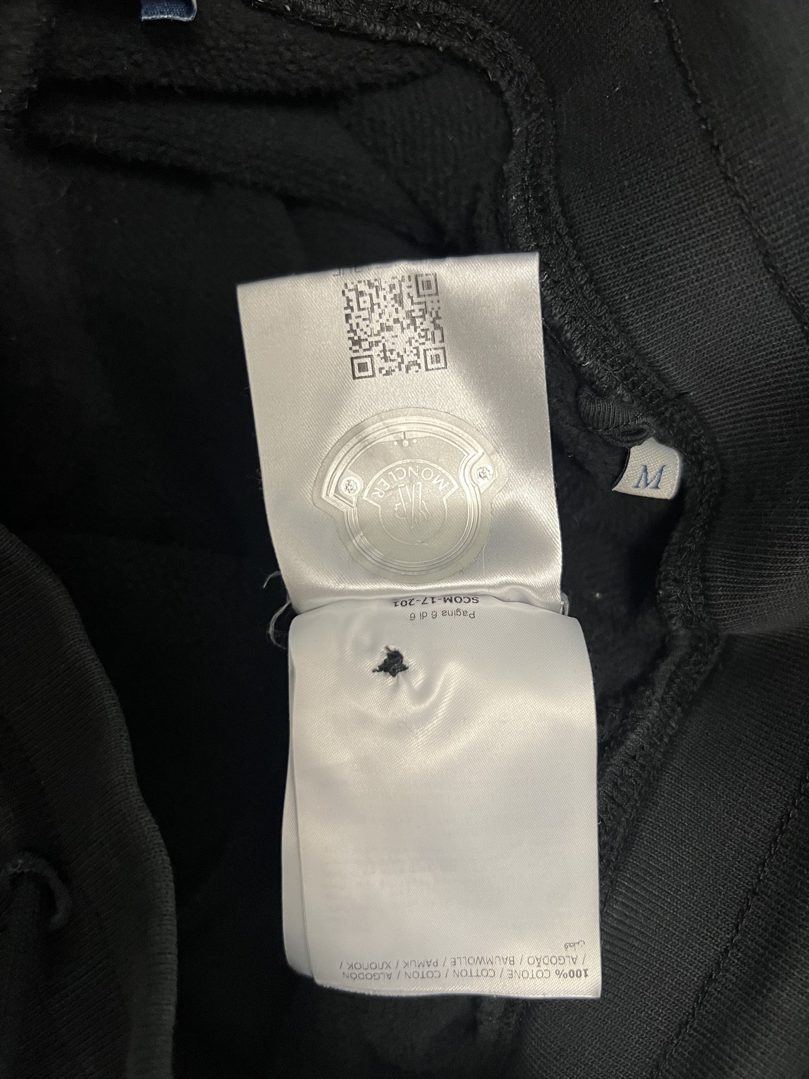 Moncler Black Logo Cuffed Jogger Size US 30 / EU 46 - 5 Thumbnail