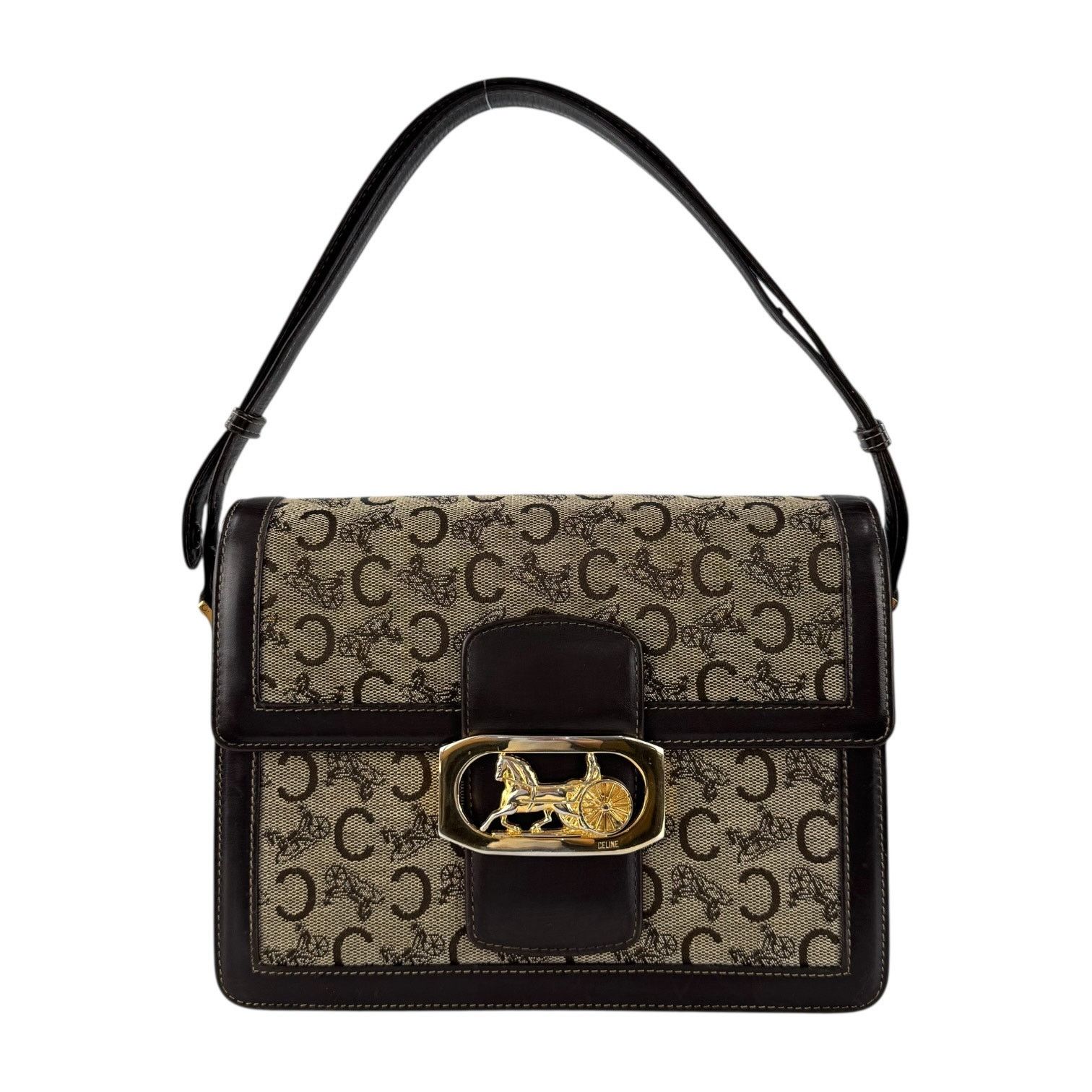 Celine Celine Vintage Monogram Shoulder Bag Size ONE SIZE - 1 Thumbnail