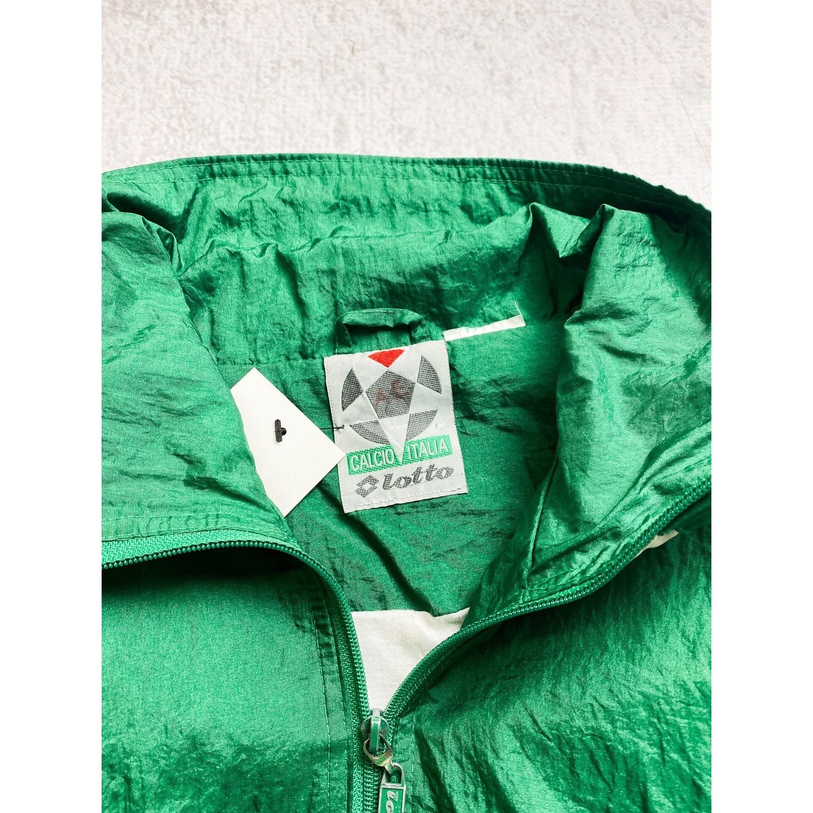 Lotto Sport Vintage 90s Lotto Green Windbreaker - Men's Small Size US S / EU 44-46 / 1 - 3 Thumbnail
