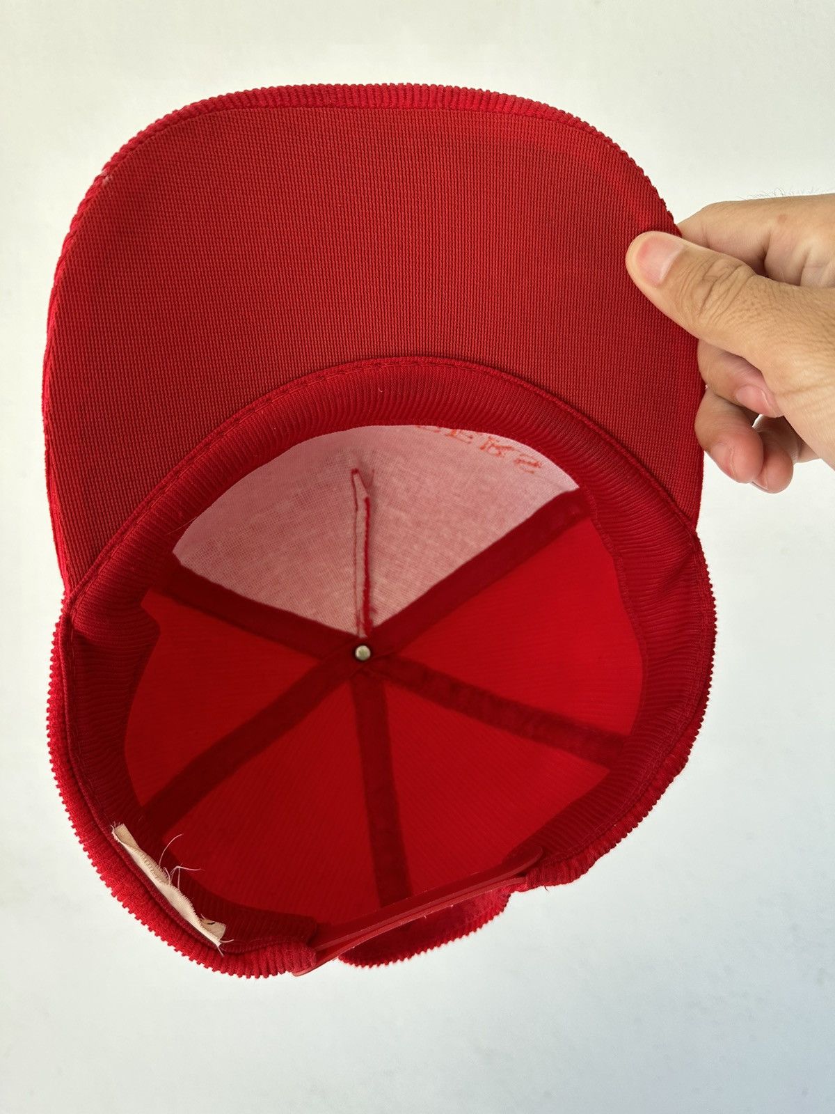 NFL × Vintage Vintage 80s Tampa bay Buccaneers Corduroy snap back hat Size ONE SIZE - 3 Thumbnail