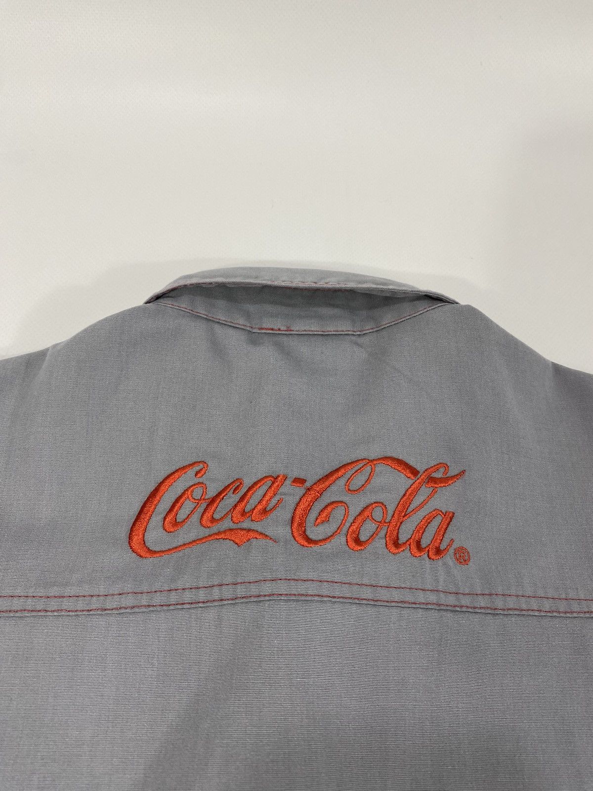 Coca Cola 90s Coca Cola Manufacturing Work Embroidery #2 Shirt Size US XXL / EU 58 / 5 - 15 Thumbnail