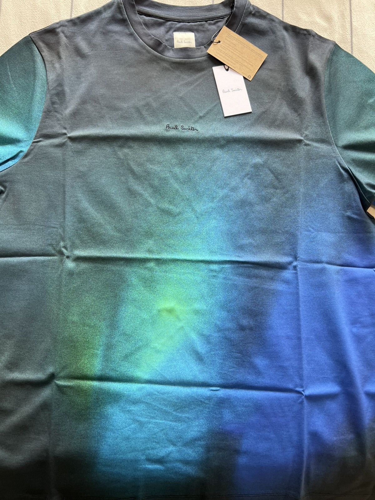 Paul Smith Paul Smith Blue Torch Light Cotton T-Shirt Size US L / EU 52-54 / 3 - 7 Thumbnail