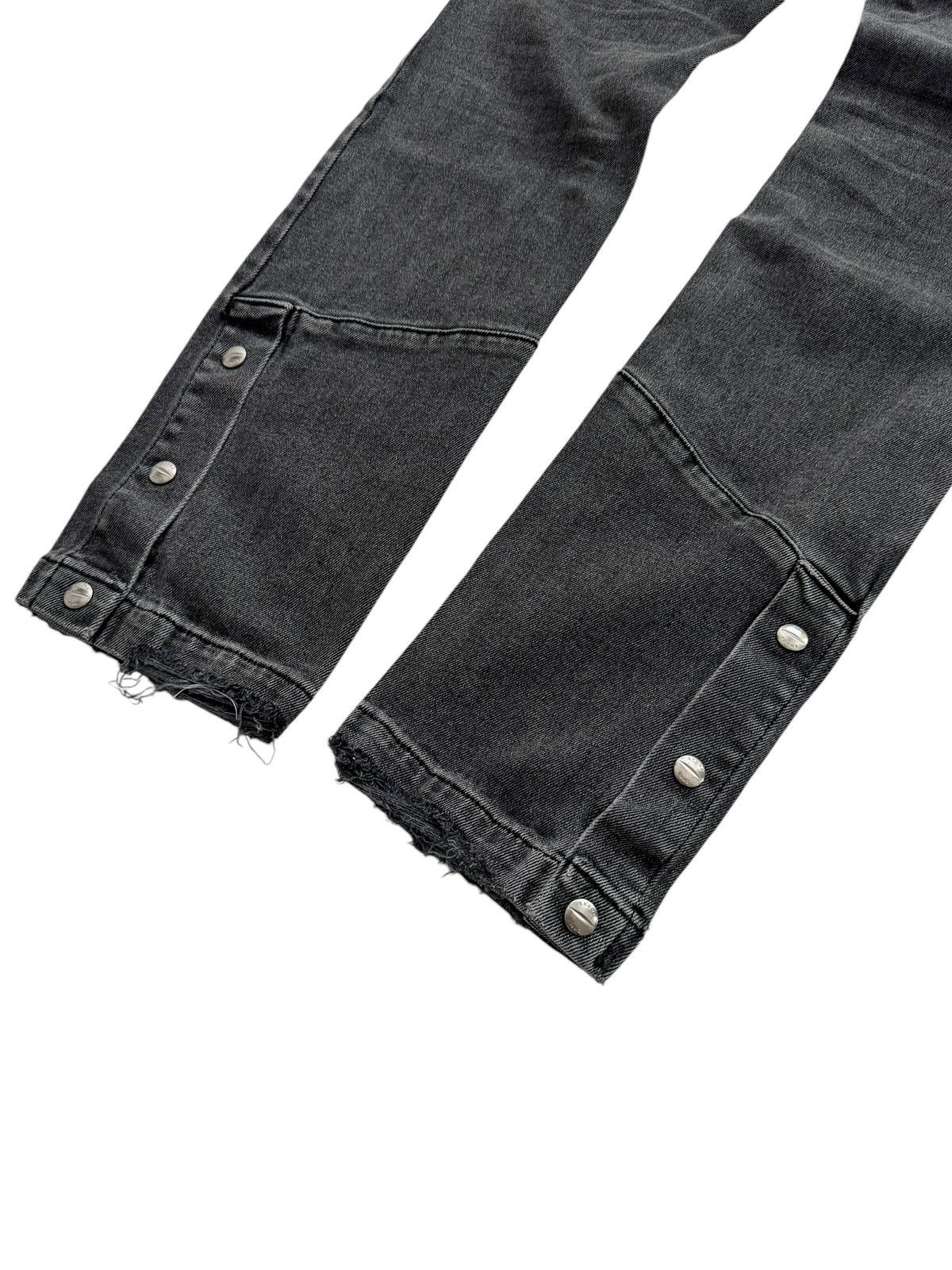 Rhude Pill Snap Leg Grey Denim Size US 32 / EU 48 - 8 Thumbnail