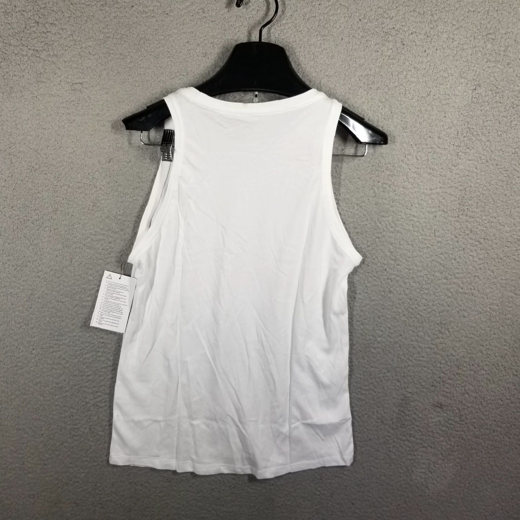 Nike Nike Dri-FIT Women’s S Tank Top Activewear Leopard Logo Short Sleeve White Size S Size S / US 4 / IT 40 - 2 Thumbnail
