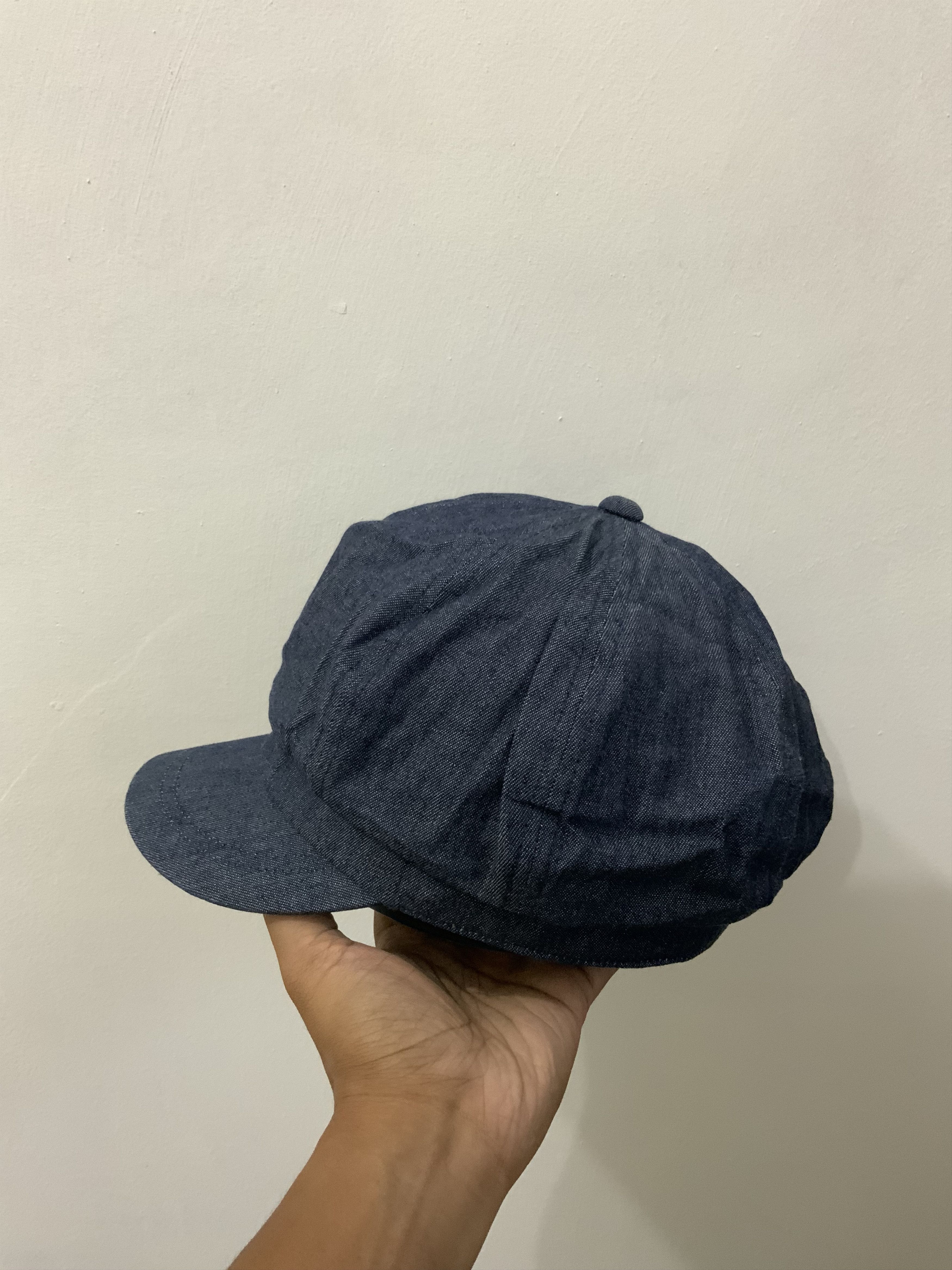 Japanese Brand Indigo denim Newsboy Hat Size ONE SIZE - 4 Thumbnail