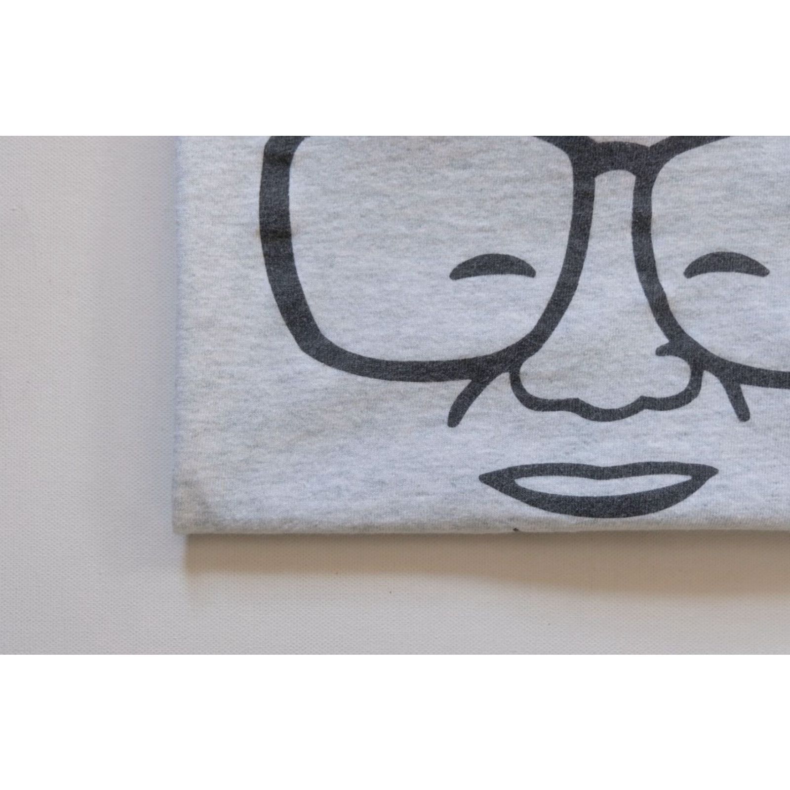 Fruit Of The Loom VINTAGE Fruit of the Loom T-Shirt XL Gray 90s Funny Graphic Big Face Harry Caray's Chicago Mens Cotton Short Sleeve Crew Neck SM/Regular Size US XL / EU 56 / 4 - 4 Thumbnail
