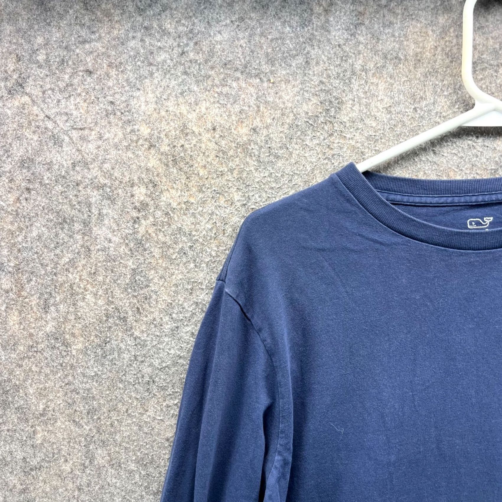 Vineyard Vines Vineyard Vines Shirt Mens XS Navy Long Sleeve Pocket Graphic Big Whale Print Tee Size US XS / EU 42 / 0 - 4 Thumbnail
