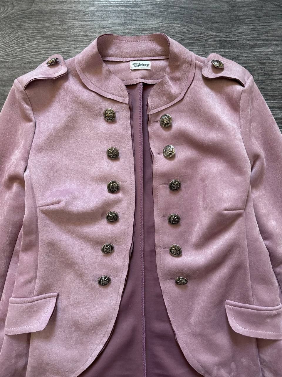 Japanese Brand Vibtage Pink Napoleon Style Blazer Jacket Y2K Size S / US 4 / IT 40 - 4 Thumbnail