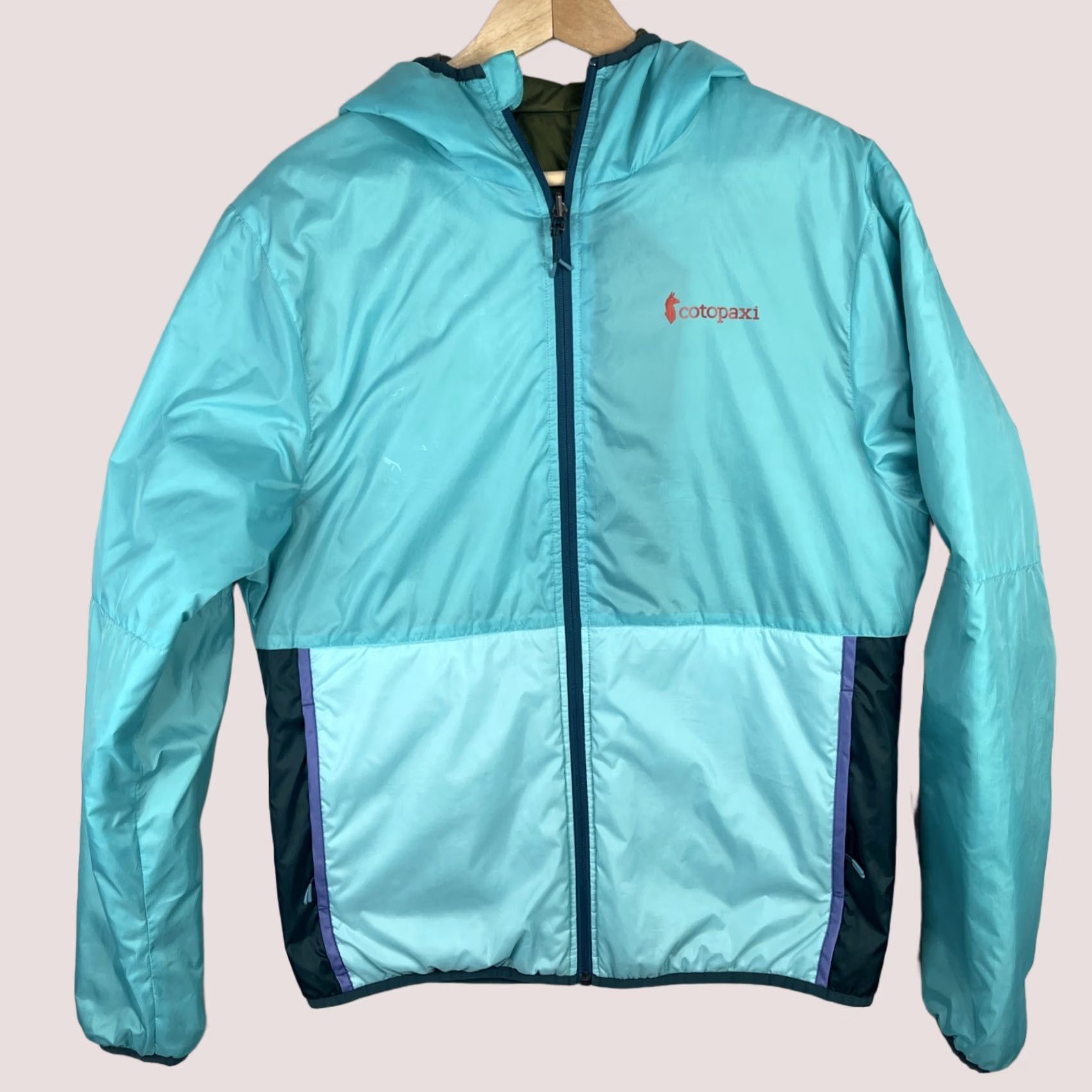 Cotopaxi Cotopaxi Jacket Mens Medium Blue Green Teca Calido Reversible Hooded Insulated Size US M / EU 48-50 / 2 - 1 Thumbnail