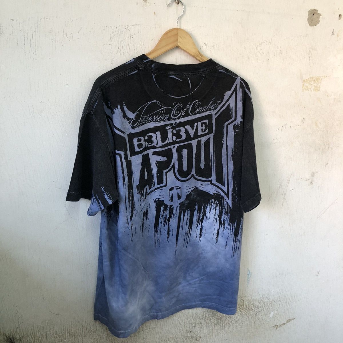 Affliction × Tapout × Vintage OVP TapoutTee Shirt Blue XL Mad Size US XL / EU 56 / 4 - 7 Thumbnail