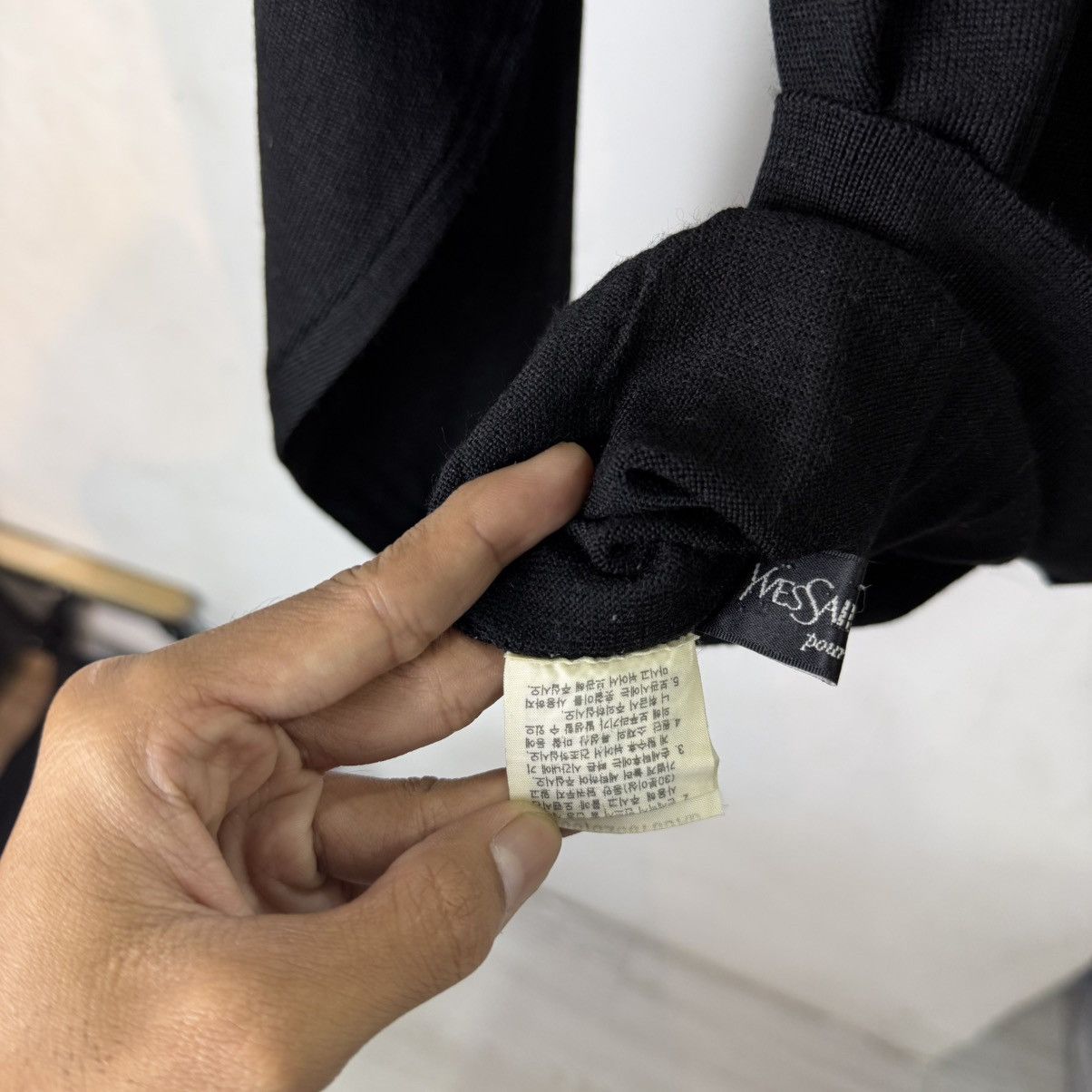 Yves Saint Laurent Vintage Yves Saint Laurent YSL turtleneck sweatknit black Size US XL / EU 56 / 4 - 7 Thumbnail