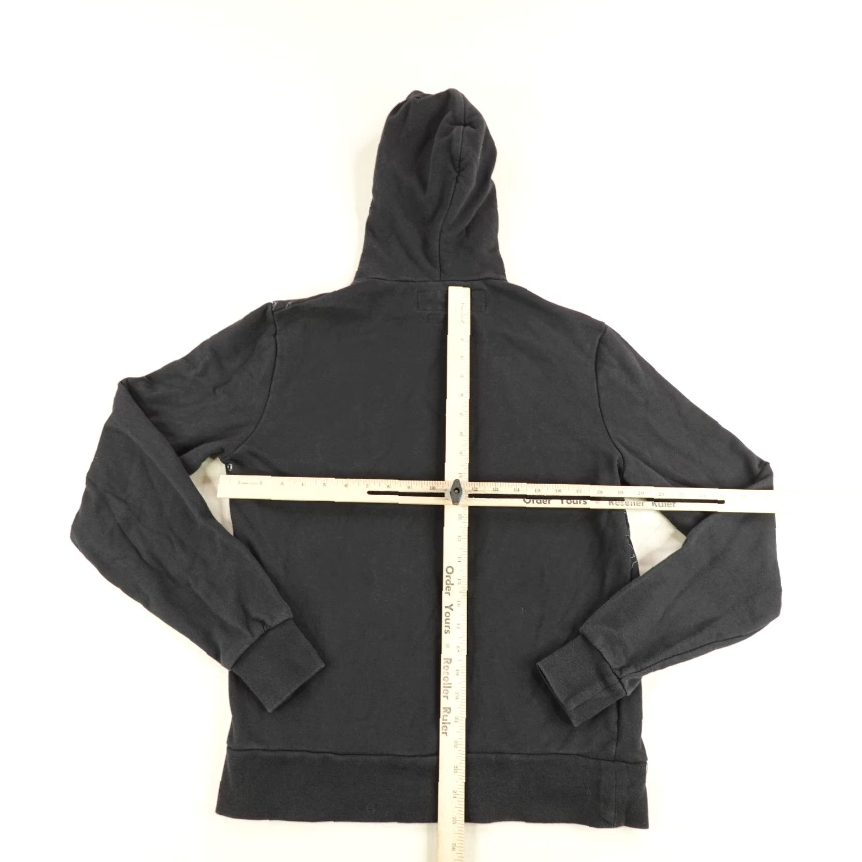 Elwood Elwood Hoodie Adult Medium Black Graphic Cityscape Print AOP Pullover Hooded Pockets Mens Size US M / EU 48-50 / 2 - 5 Thumbnail