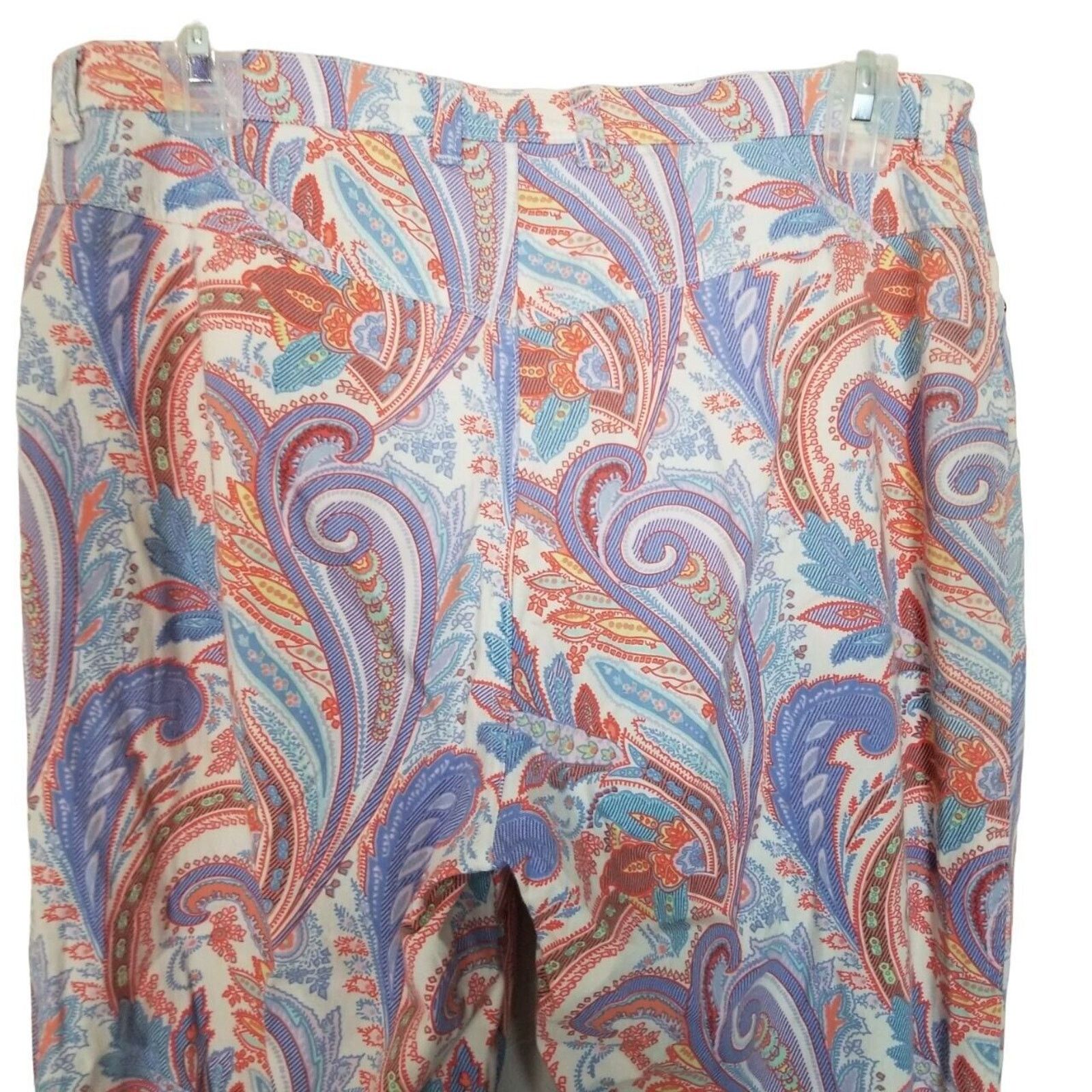Escada Escada Paisley Print High Waist Pants Size 40 Designer Artsy Size 29" - 8 Thumbnail