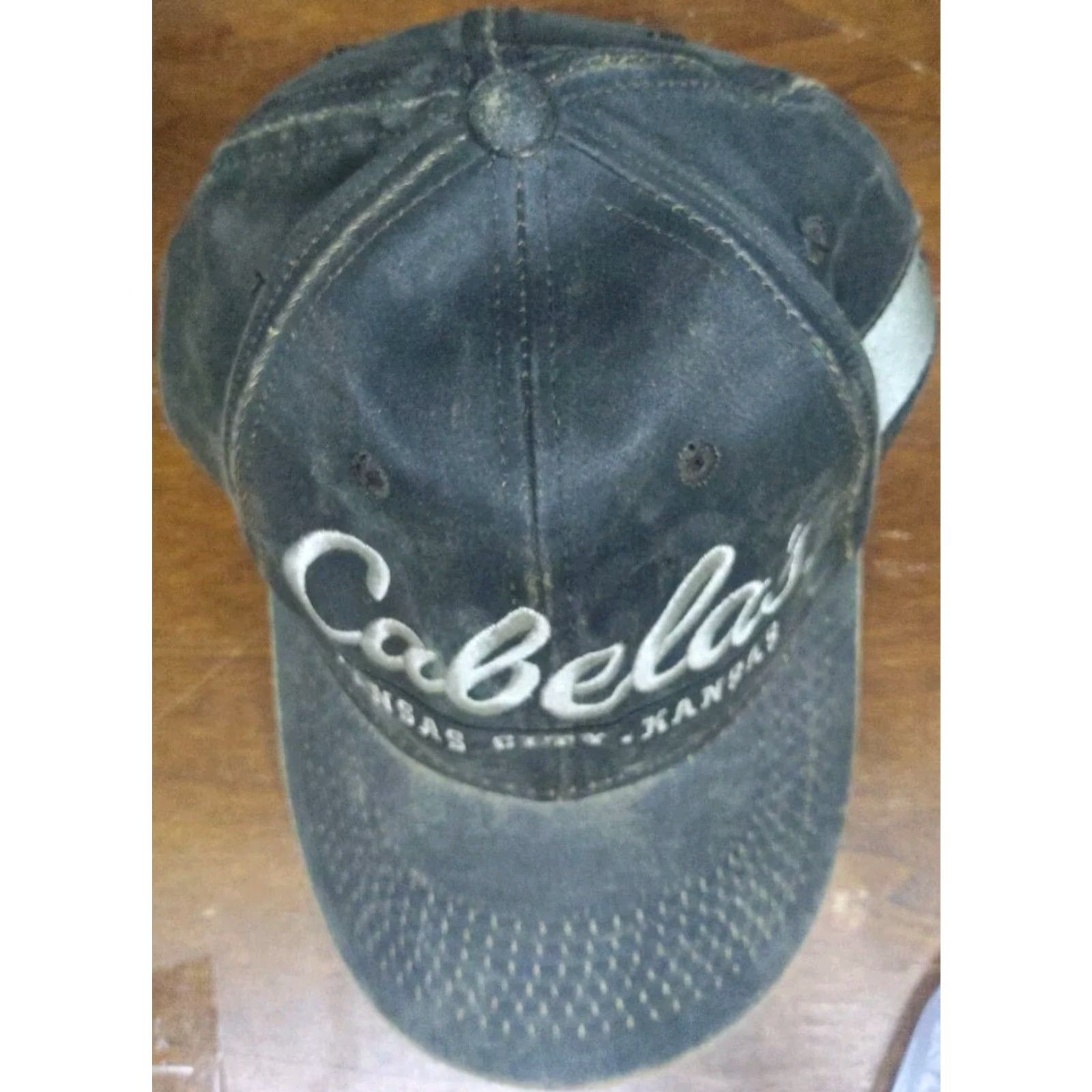 Vintage Cabela's Hat Cap Adjustable Gray Solid Baseball Cap Men Size ONE SIZE - 3 Thumbnail