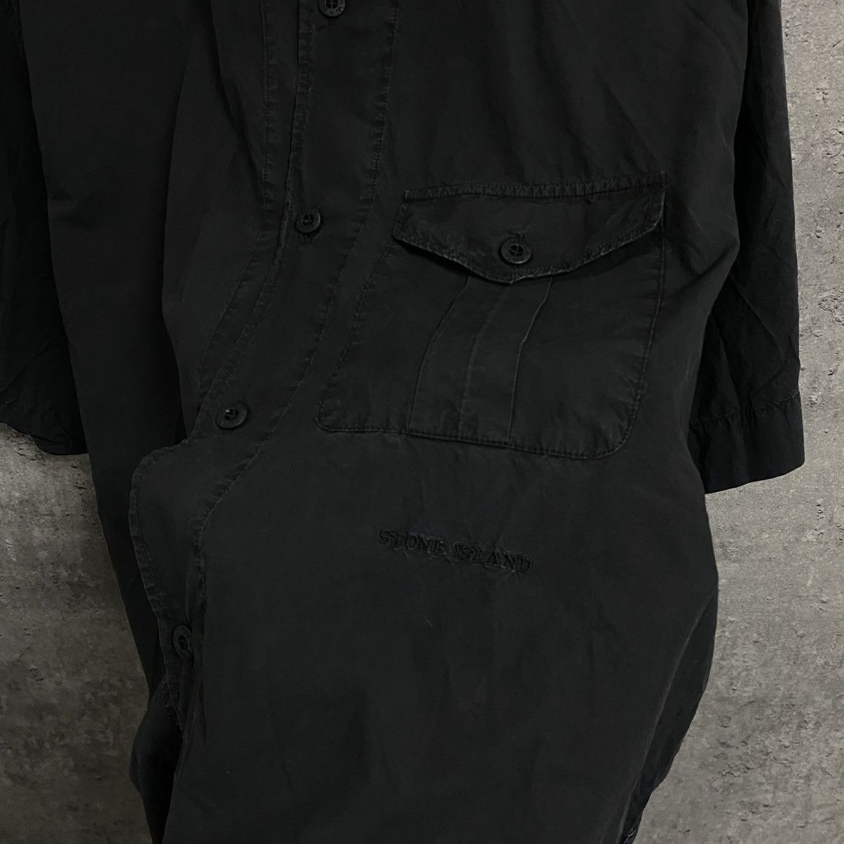 Stone Island Vintage Stone Island Black Shirt Size US L / EU 52-54 / 3 - 4 Thumbnail
