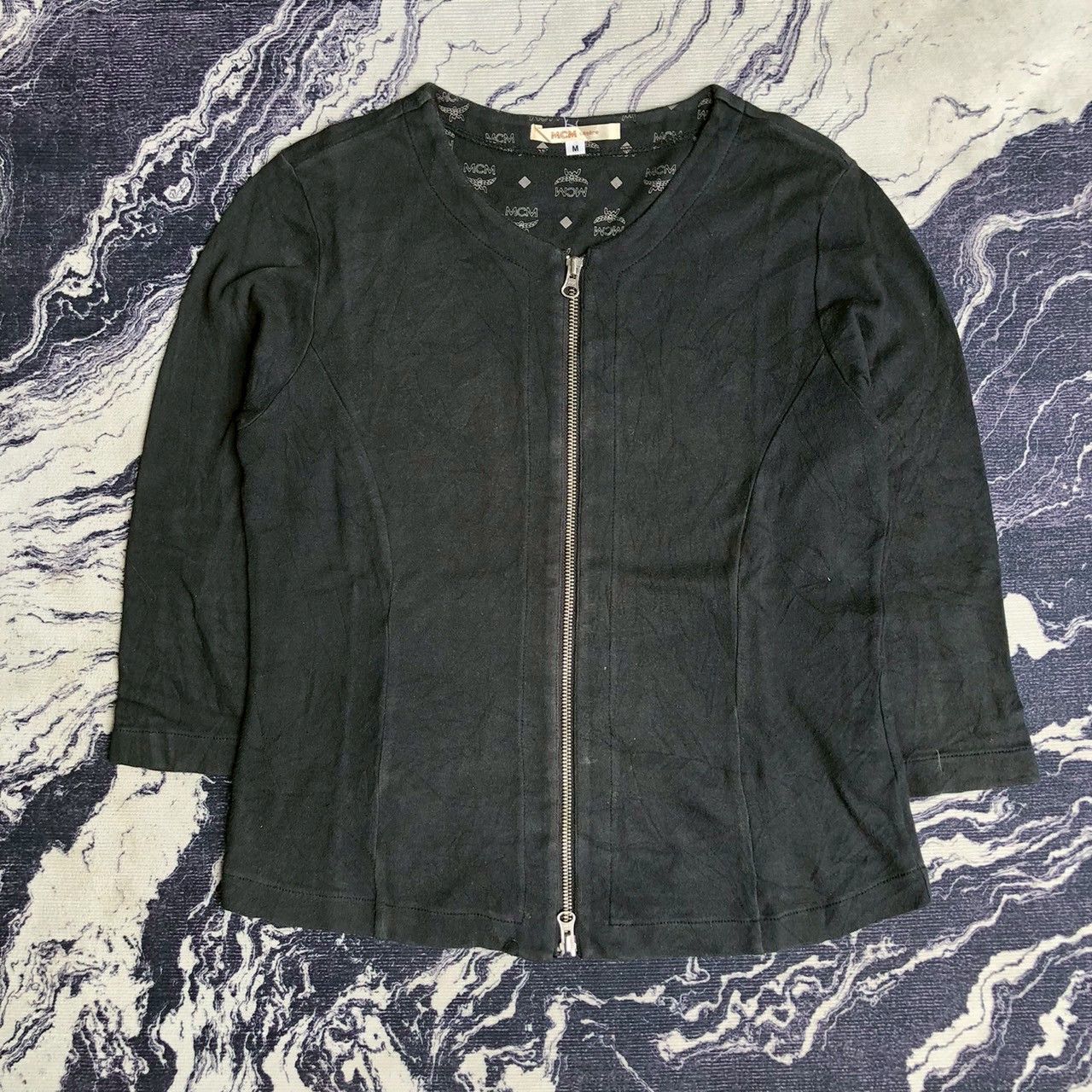 MCM Vintage MCM Légère Monogram Zip Jacket Size M / US 6-8 / IT 42-44 - 2 Thumbnail