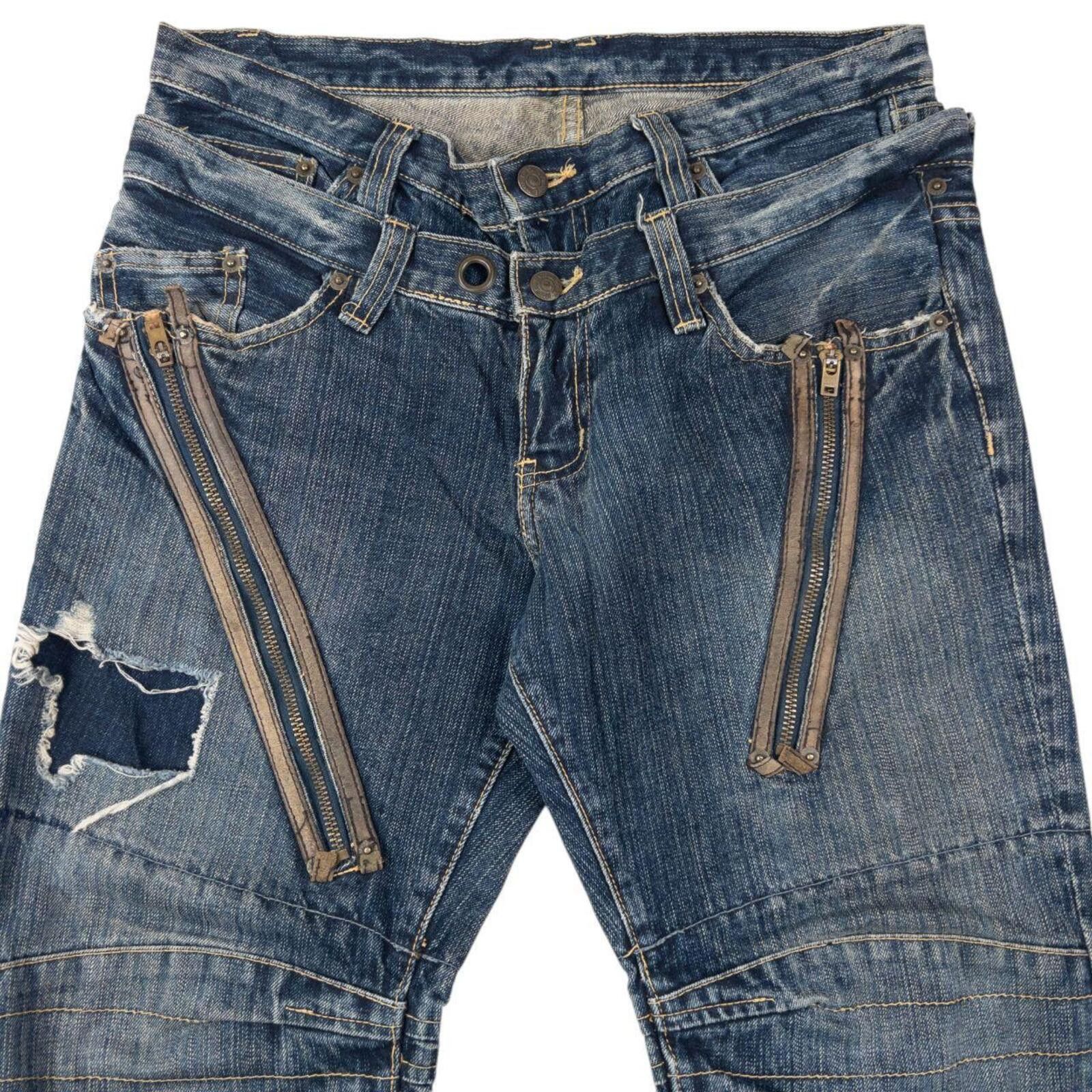 Other Vintage 2000s PPFM Layered Denim Jeans Size W32 Size US 34 / EU 50 - 3 Thumbnail