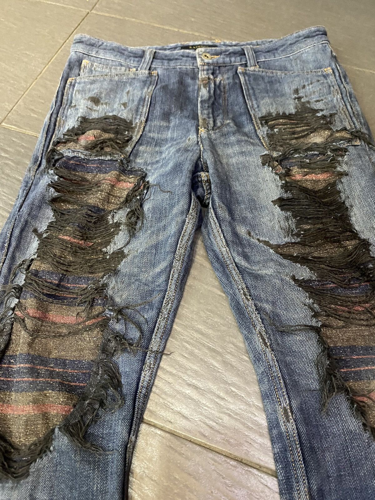 R.Newbold Rare distressed R.newbold Size US 33 - 2 Thumbnail