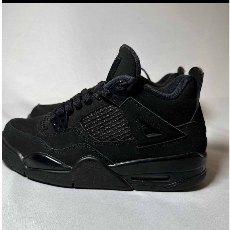 Jordan Brand × Nike Size 6 Nike Air Jordan 4 Retro GS Black Cat 2020 Men's Shoes Size US 6 / EU 39 - 8 Thumbnail