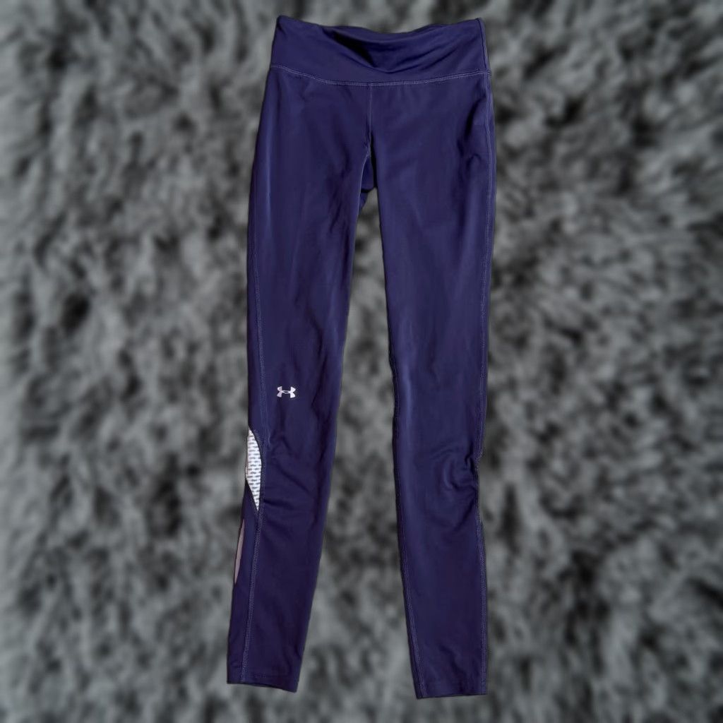 Under Armour VINTAGE Under Armour Leggings Women XS Athletic Compression HeatGear Gorpcore Streetwear Size 26" / US 2 / IT 38 - 1 Thumbnail