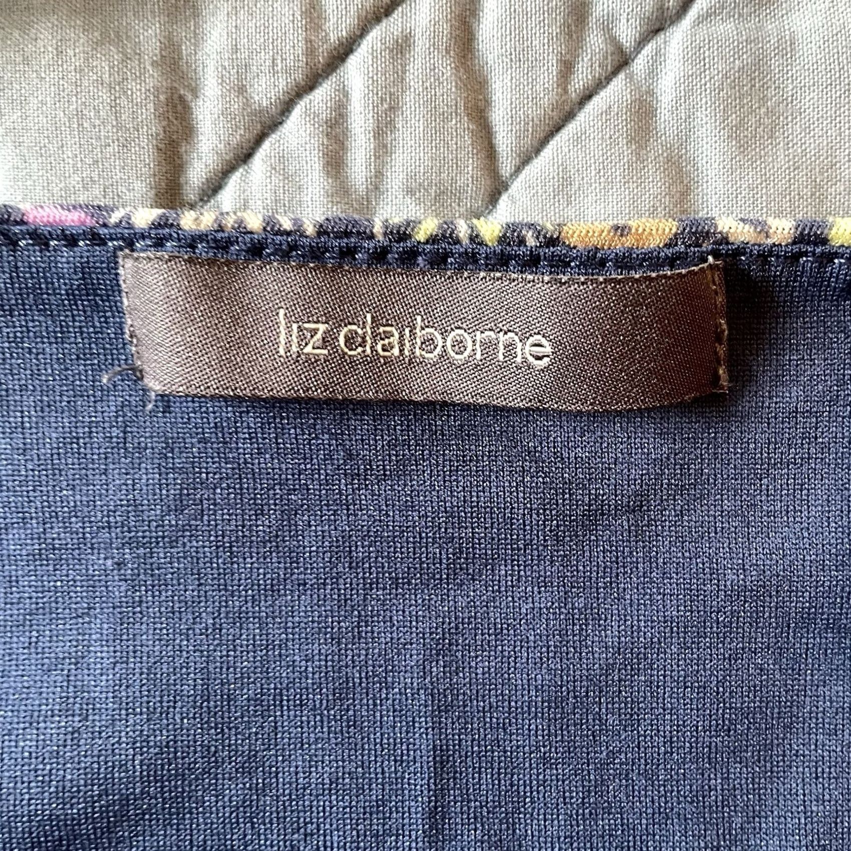 Liz Claiborne Liz Claiborne Blouse Shirt S Boho Floral Floral Semi Sheer Ballerina Top Bohemian Y2k Size S / US 4 / IT 40 - 3 Thumbnail