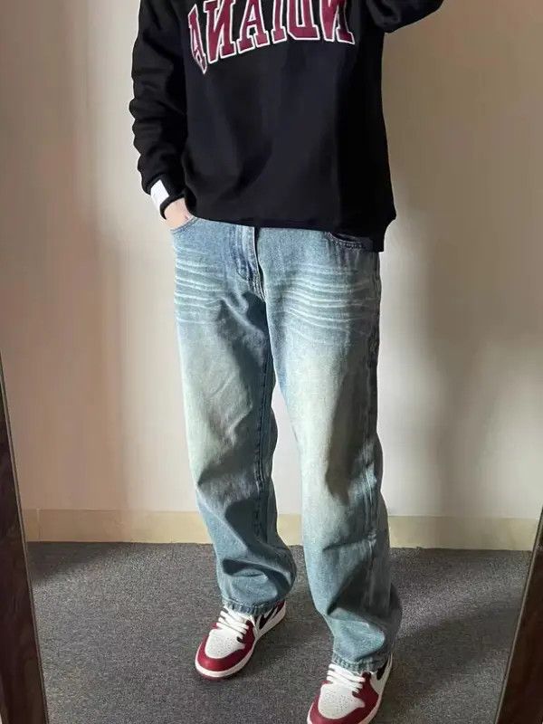 Japanese Brand VIBE Vintage street baggy casual jeans Size US 30 / EU 46 - 5 Thumbnail