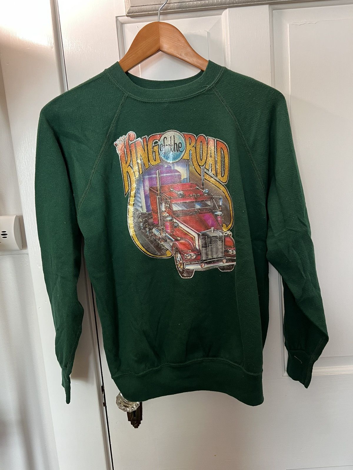 Vintage VINTAGE 1980s KING OF THE ROAD CREWNECK Size S / US 4 / IT 40 - 1 Thumbnail