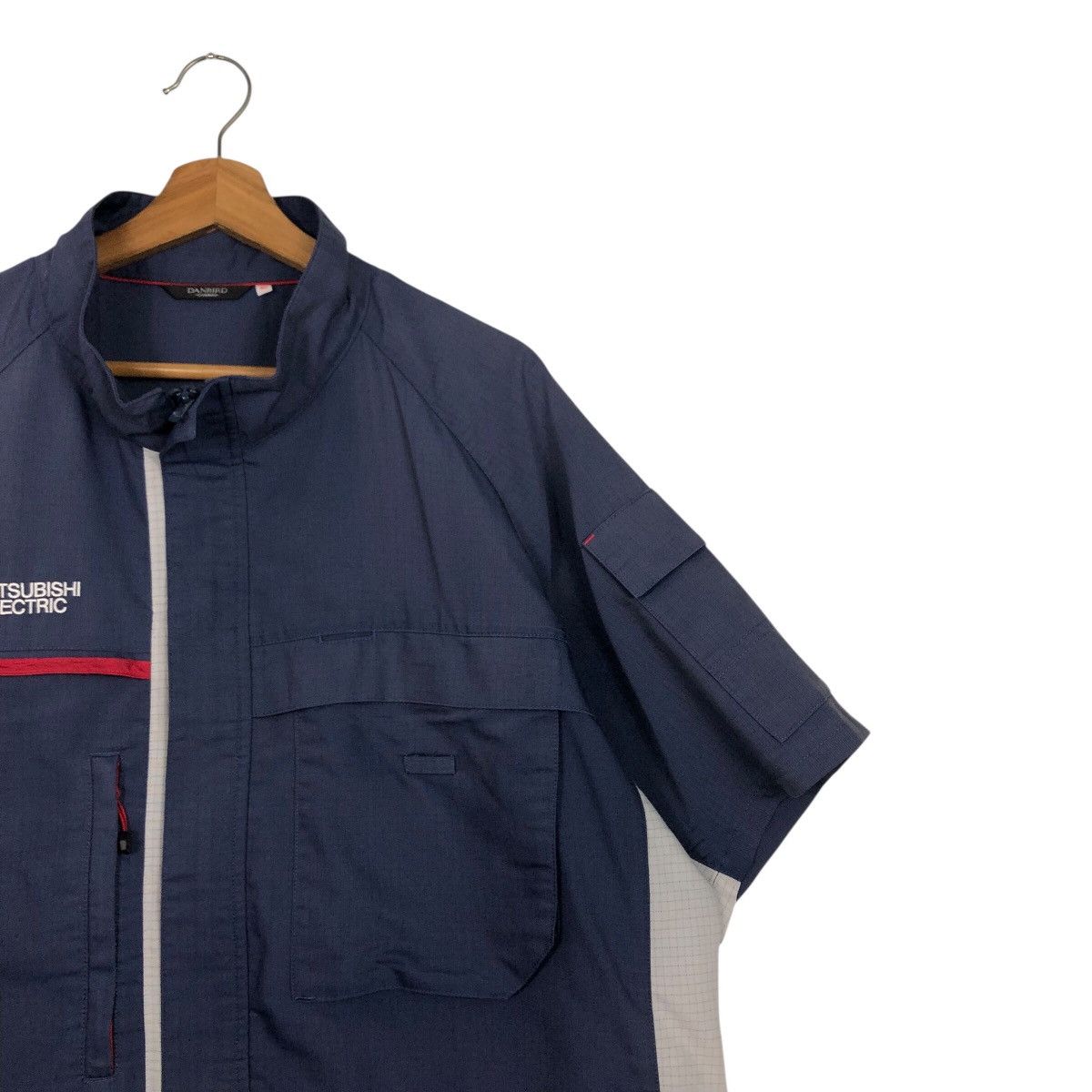 Japanese Brand 📌Vintage Work Shirt Button Jacket Mitsubishi Eletric Size US L / EU 52-54 / 3 - 8 Thumbnail