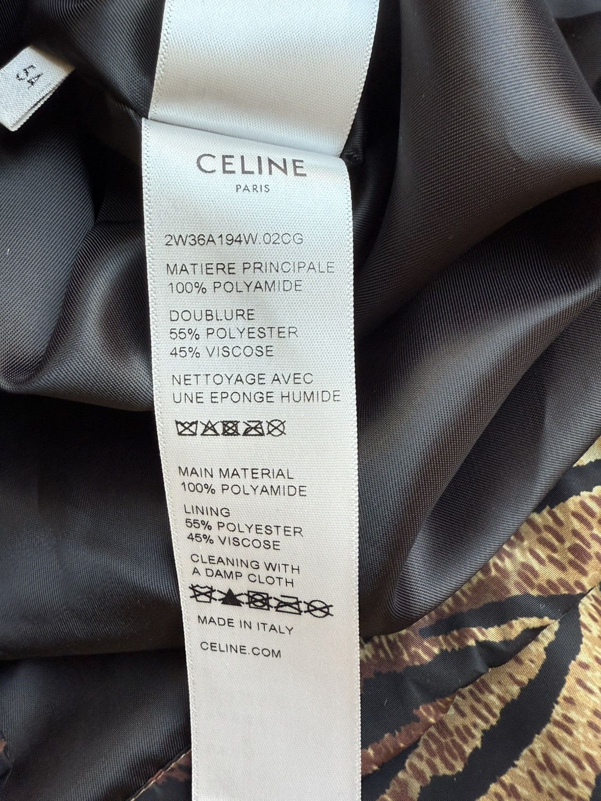 Celine $1.9k Celine tiger animal logo print coach jacket L XL Hedi Size US L / EU 52-54 / 3 - 22 Thumbnail