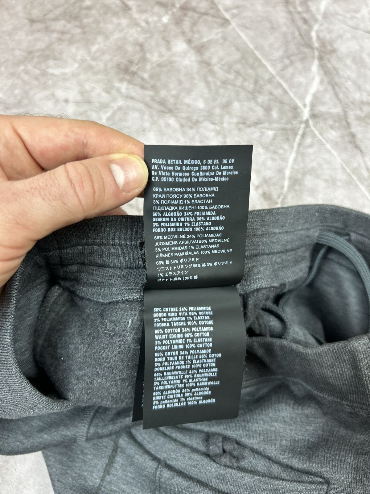 Prada Prada Men’s Grey Technical/Casual Pants – Prada Trousers Size US 30 / EU 46 - 10 Thumbnail