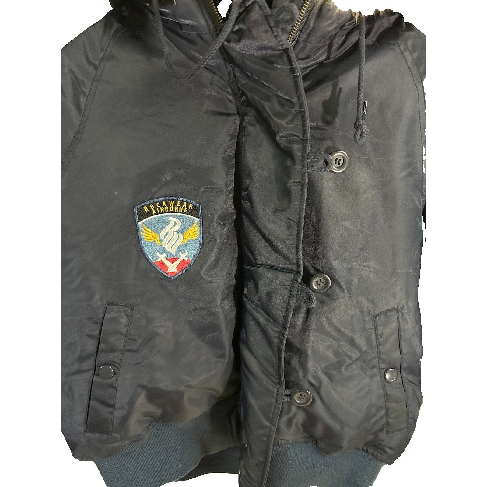 Rocawear Vintage Rocawear Airborne Bomber Jacket Y2K Very Rare 90’s 2 Size M / US 6-8 / IT 42-44 - 3 Thumbnail