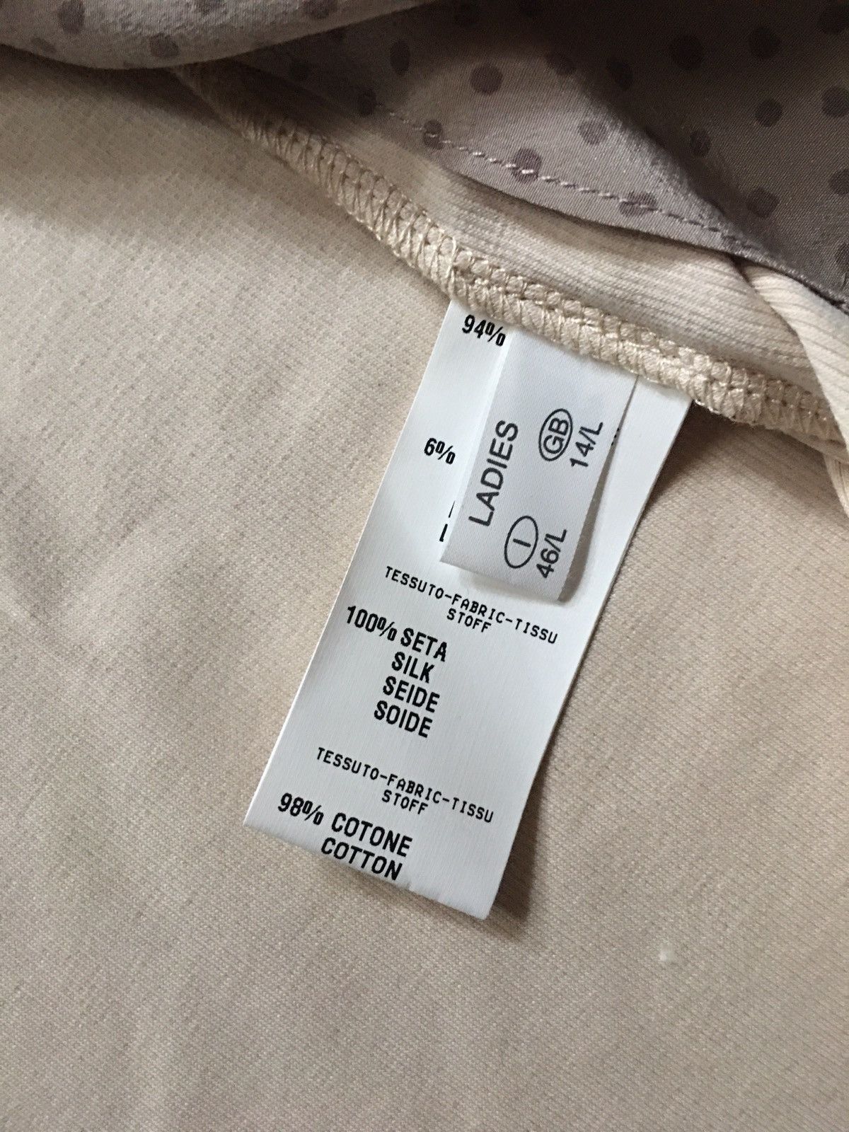 Fabiana Filippi Fabiana Filippi Cotton Silk Designer Blouse Size L EU40 Size L / US 10 / IT 46 - 11 Thumbnail