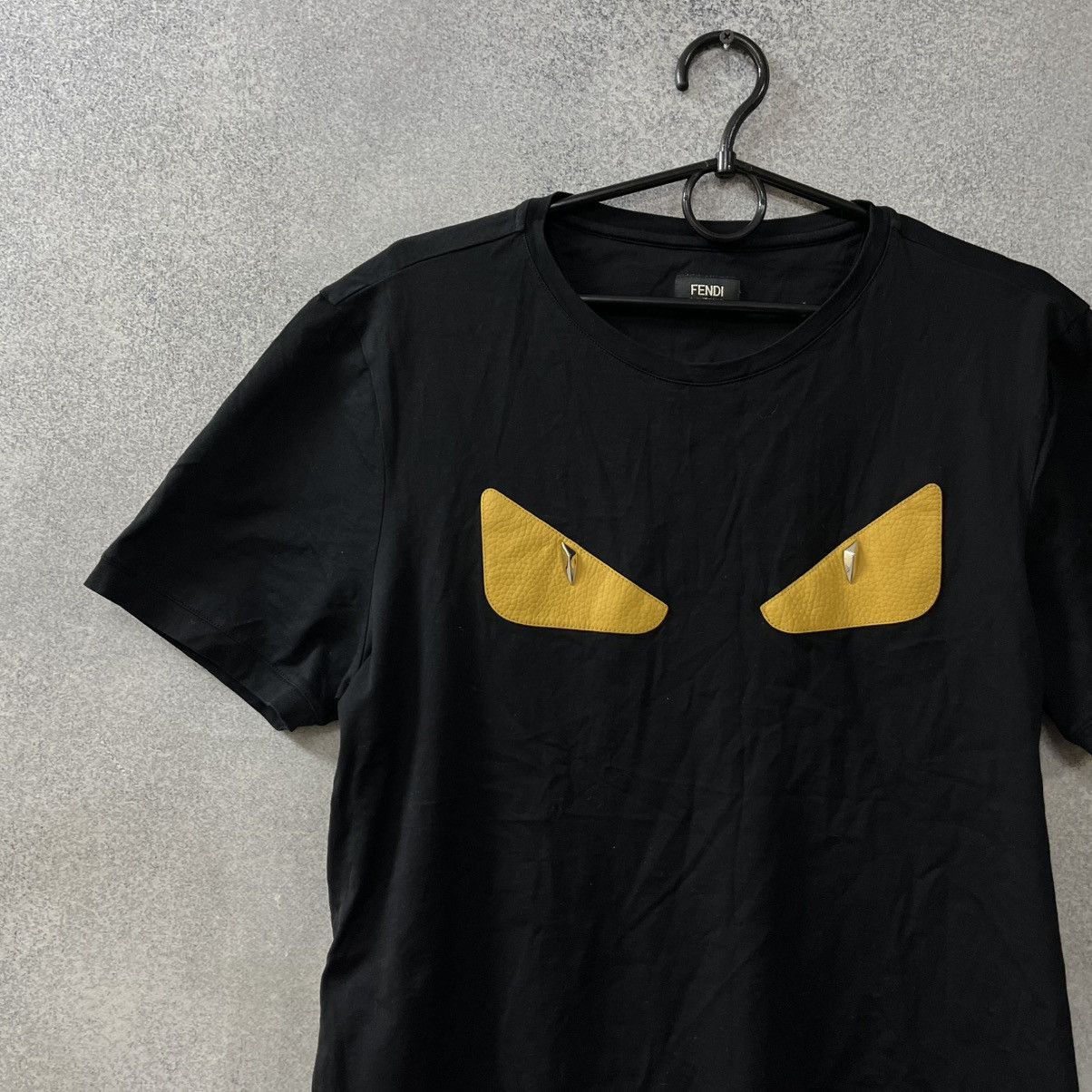 Fendi Fendi Bug Eyes T-shirt Black Size US L / EU 52-54 / 3 - 3 Thumbnail