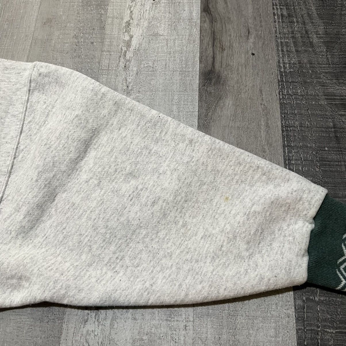 Vintage VTG George Washington HS Denver Grey/Green 90s Sweatshirt Size US XXL / EU 58 / 5 - 5 Thumbnail