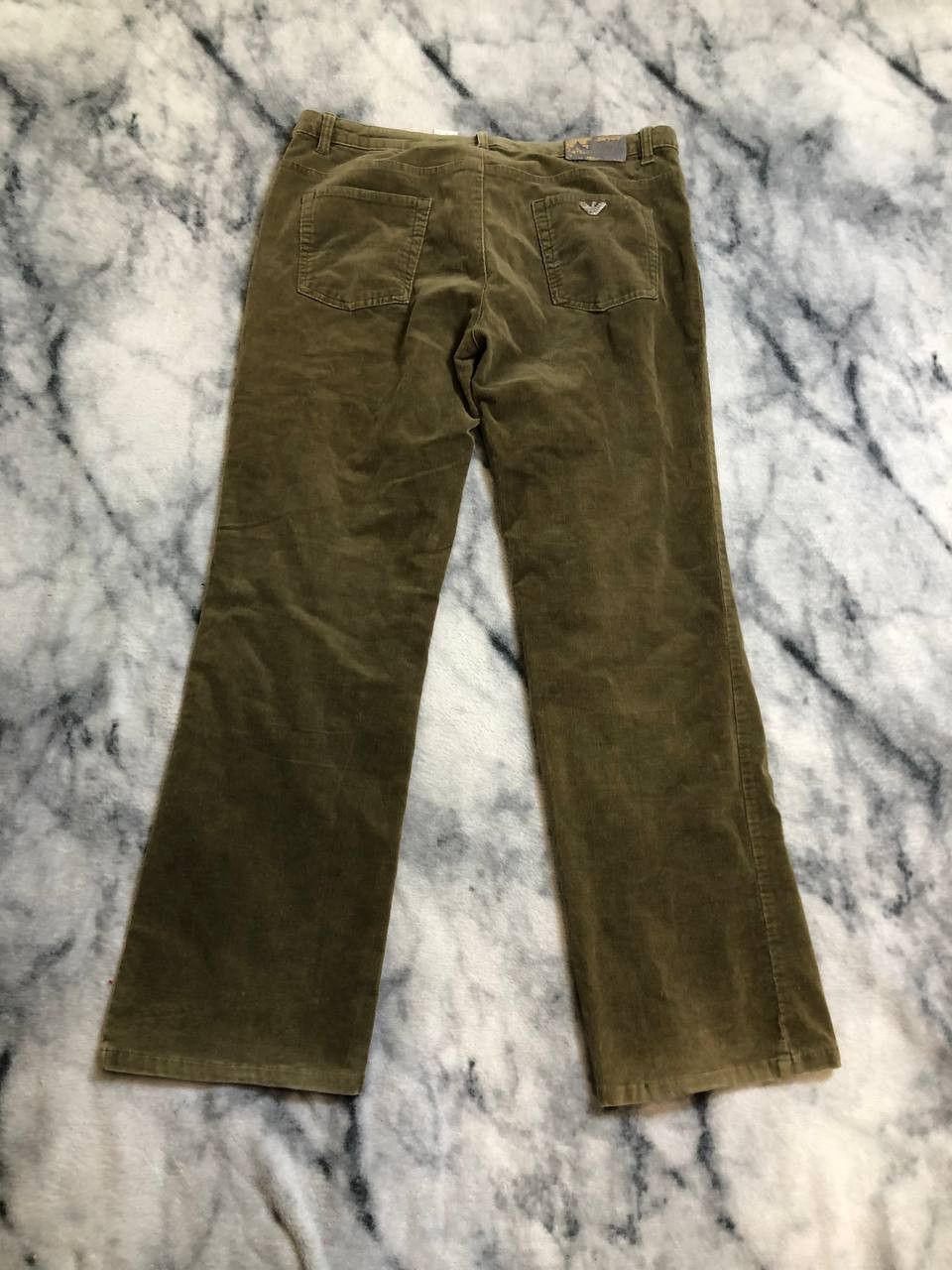 Armani Armani Vintage Y2K Corduroy straight pants streetwear Size US 36 / EU 52 - 6 Thumbnail