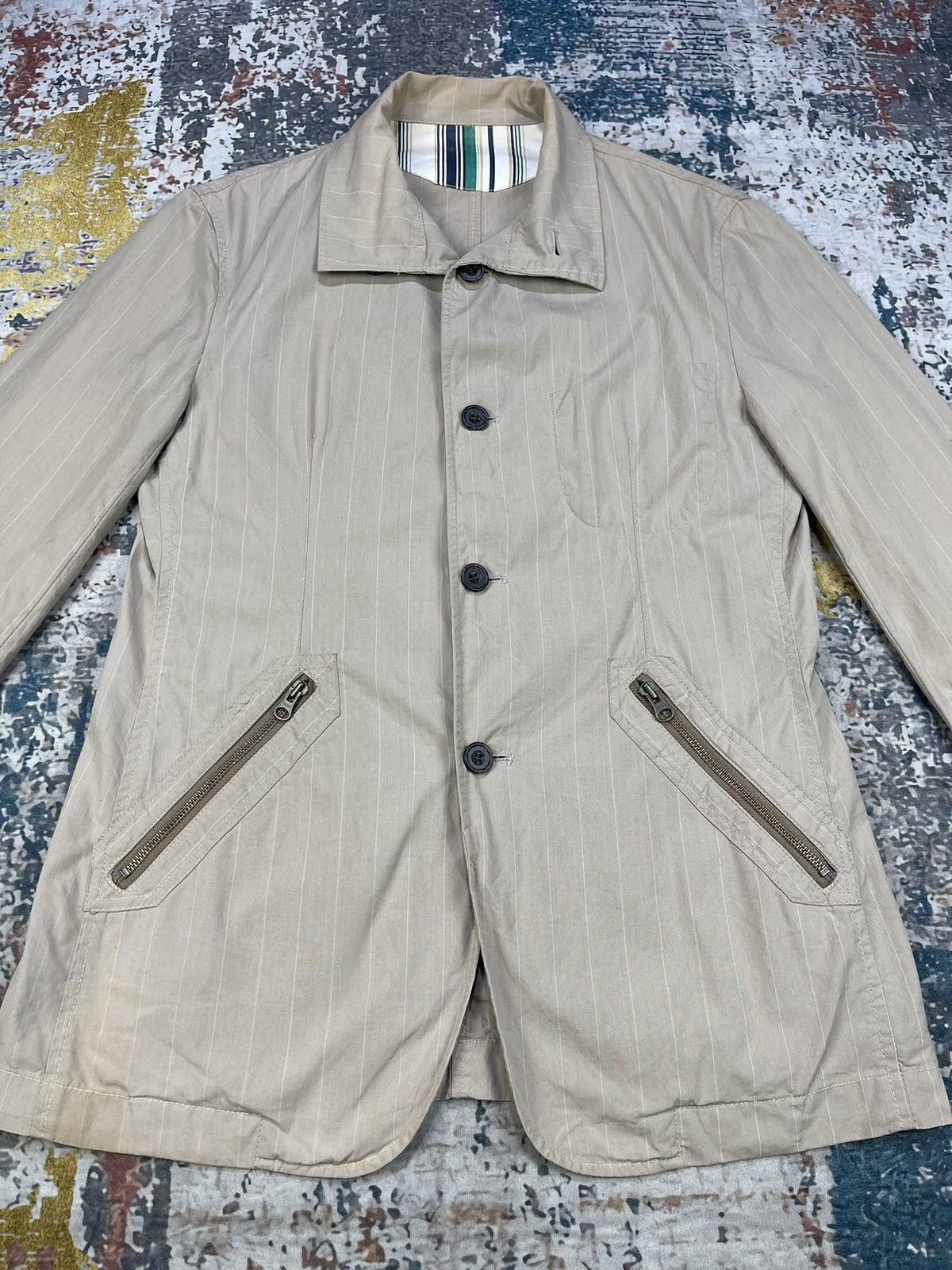 PPFM PPFM Pinstripes Single Breasted Sport Jacket Size US M / EU 48-50 / 2 - 2 Thumbnail