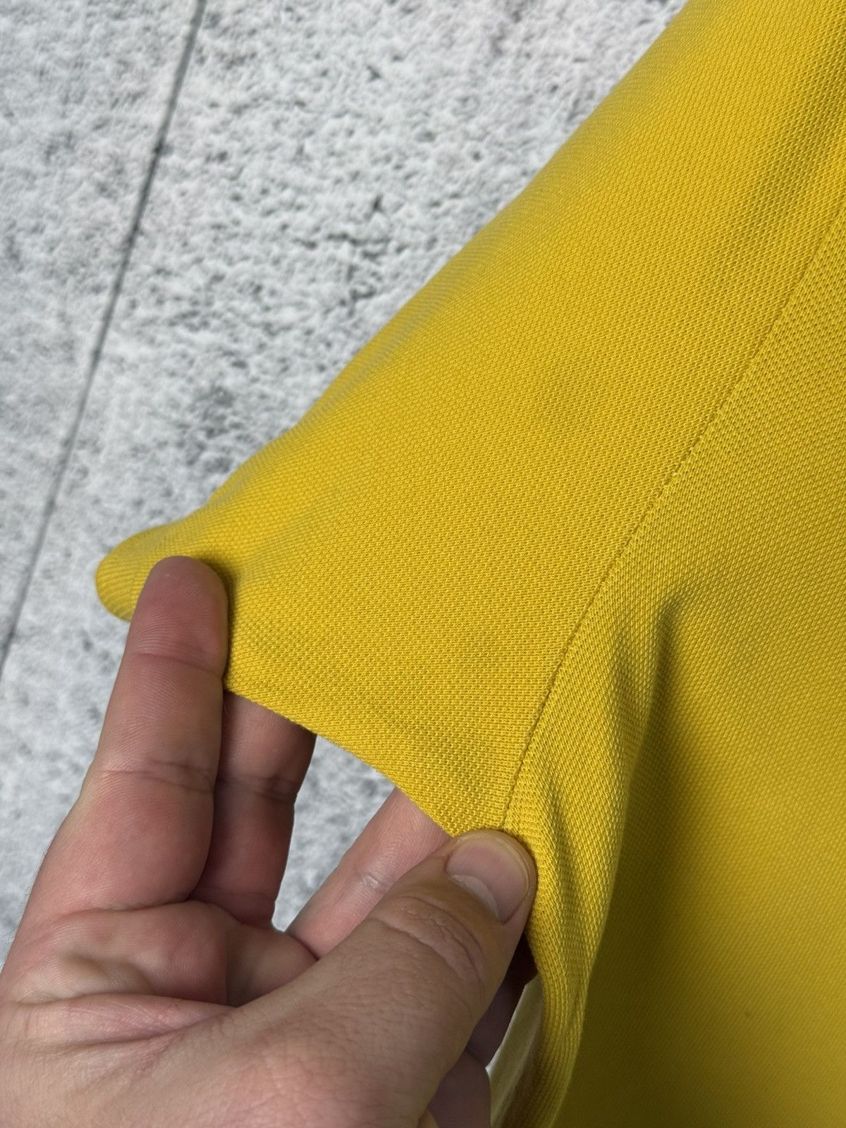Stone Island Vintage Stone Island Patch Program Yellow Polo Shirt Size S Size US S / EU 44-46 / 1 - 16 Thumbnail